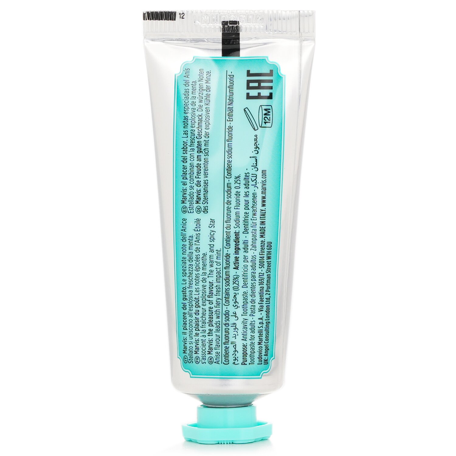 Marvis Anise Mint Зубная Паста (Дорожный Размер) 25ml/1.29oz