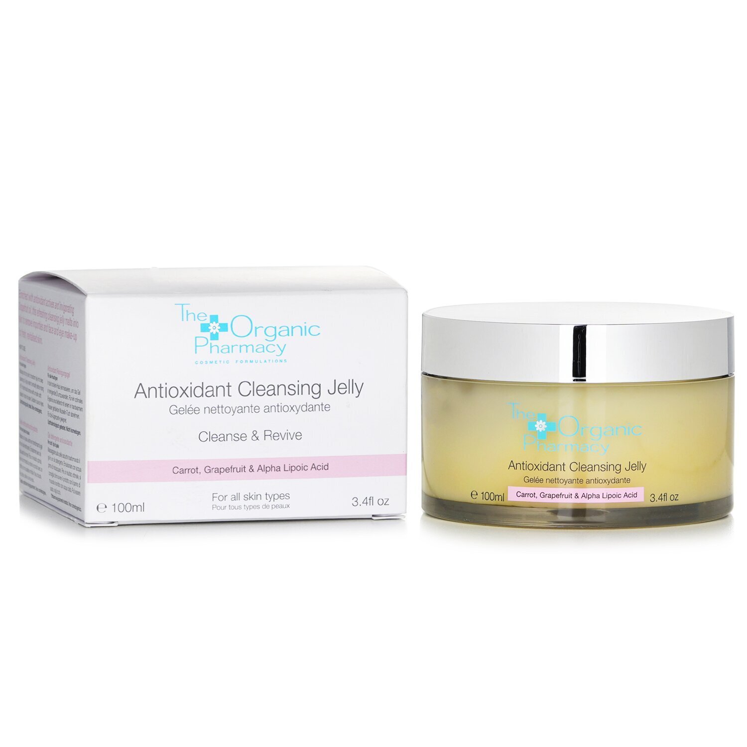 The Organic Pharmacy Antioxidant Cleansing Jelly - For All Skin Types 100ml/3.4oz