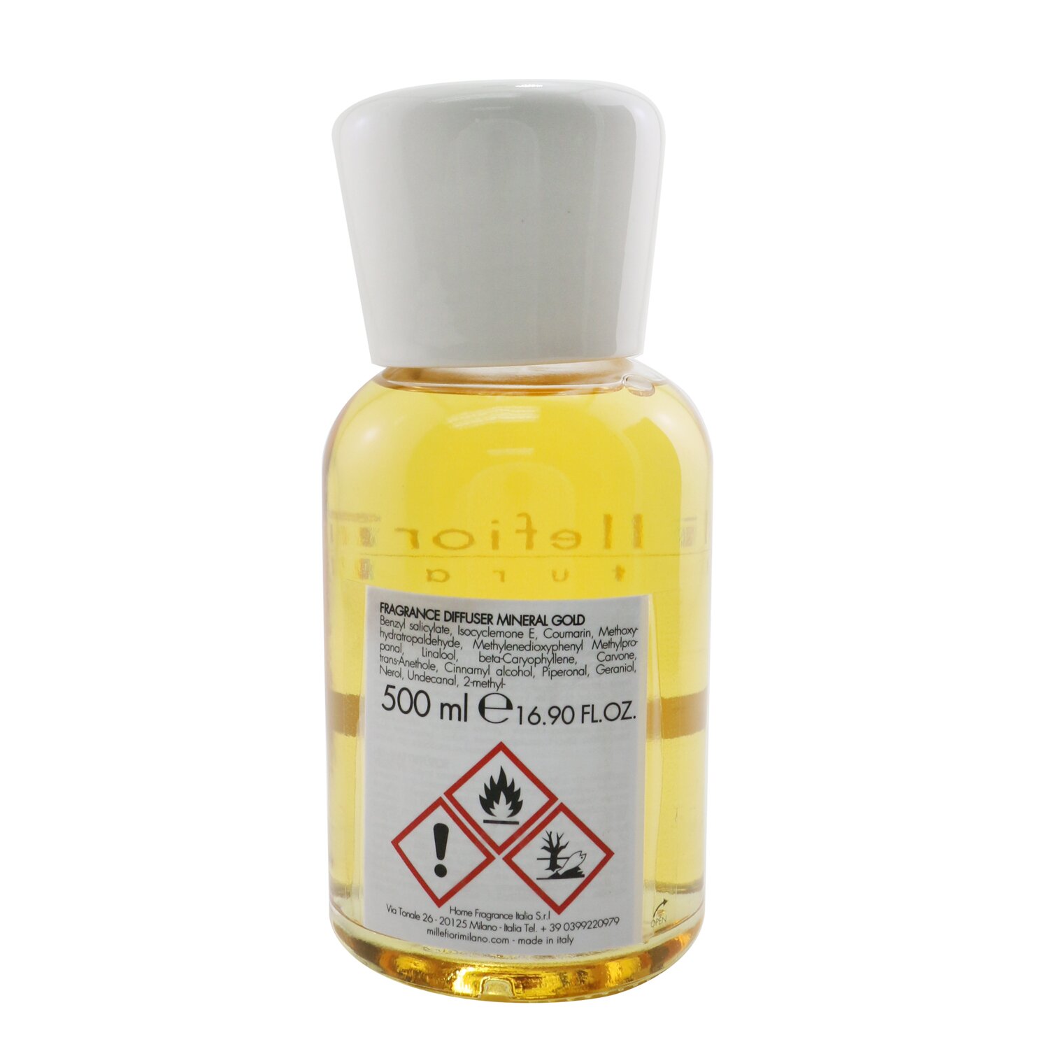 Millefiori Natural Fragrance Diffuser - Mineral Gold (Unboxed) 500ml/16.9oz