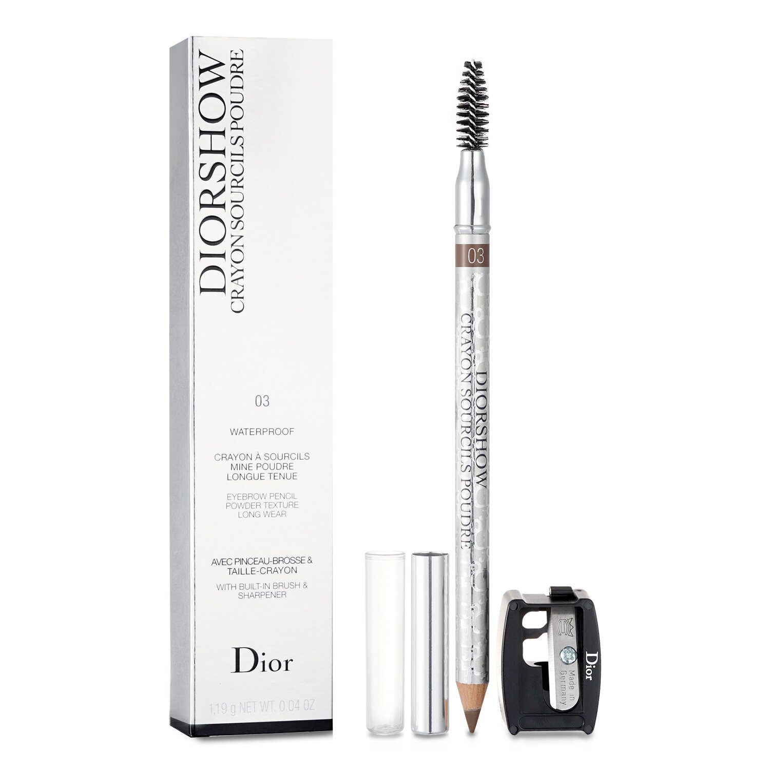 Christian Dior Diorshow Водостойкий Пудровый Карандаш для Бровей 1.19g/0.04oz