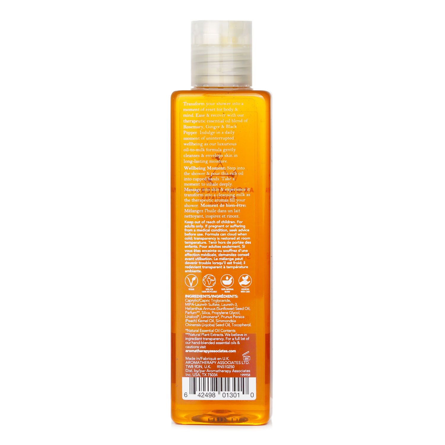 Aromatherapy Associates De-Stress - Muscle Shower Oil 250ml/8.45oz