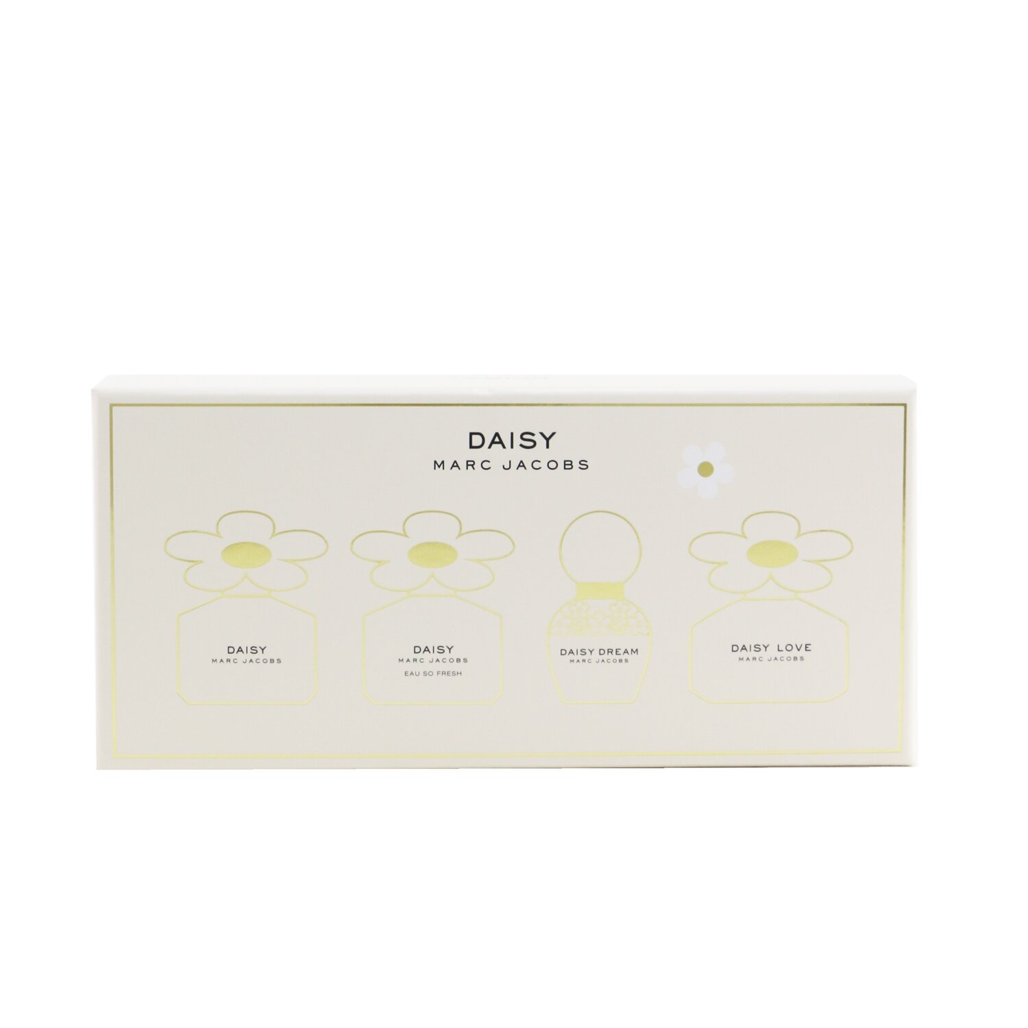 Marc Jacobs Daisy Miniature Coffret: Daisy, Daisy Eau So Fresh, Daisy Dream, Daisy Love 4x4ml/0.13oz