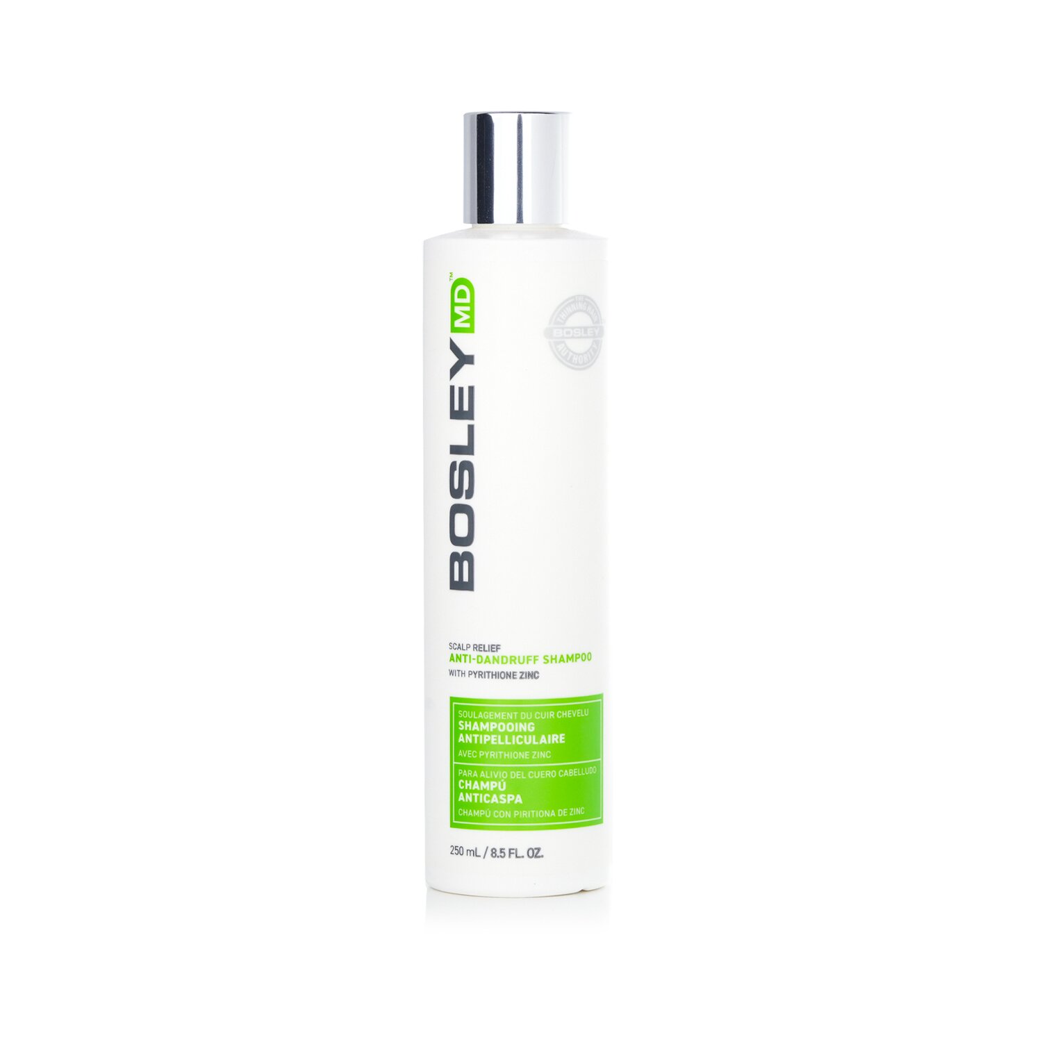 Bosley Scalp Relief Champú Anti Caspa Con Piritiona de Zinc 250ml/8.5oz