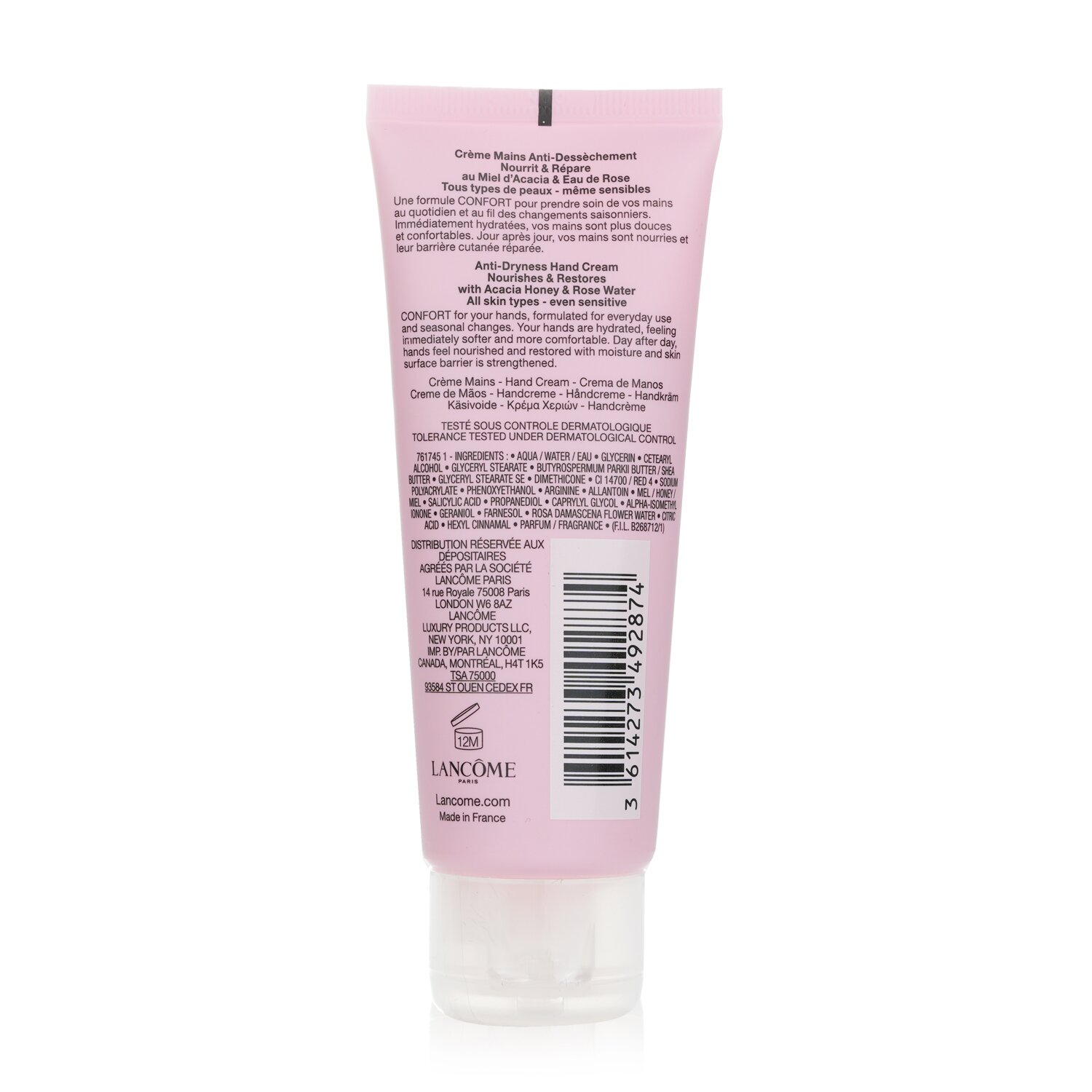 Lancome Confort Creme Mains Anti-Dryness Hand Cream 75ml/2.53oz