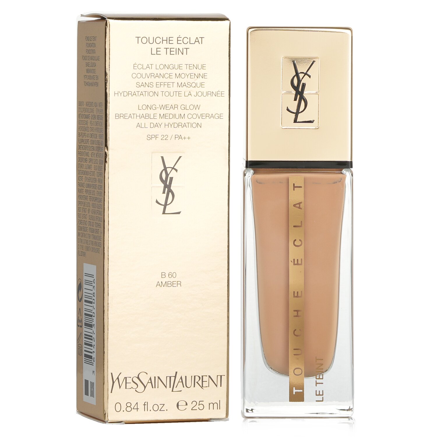 Yves Saint Laurent Touche Eclat Le Teint Стойкая Сияющая Основа SPF22 25ml/0.84oz