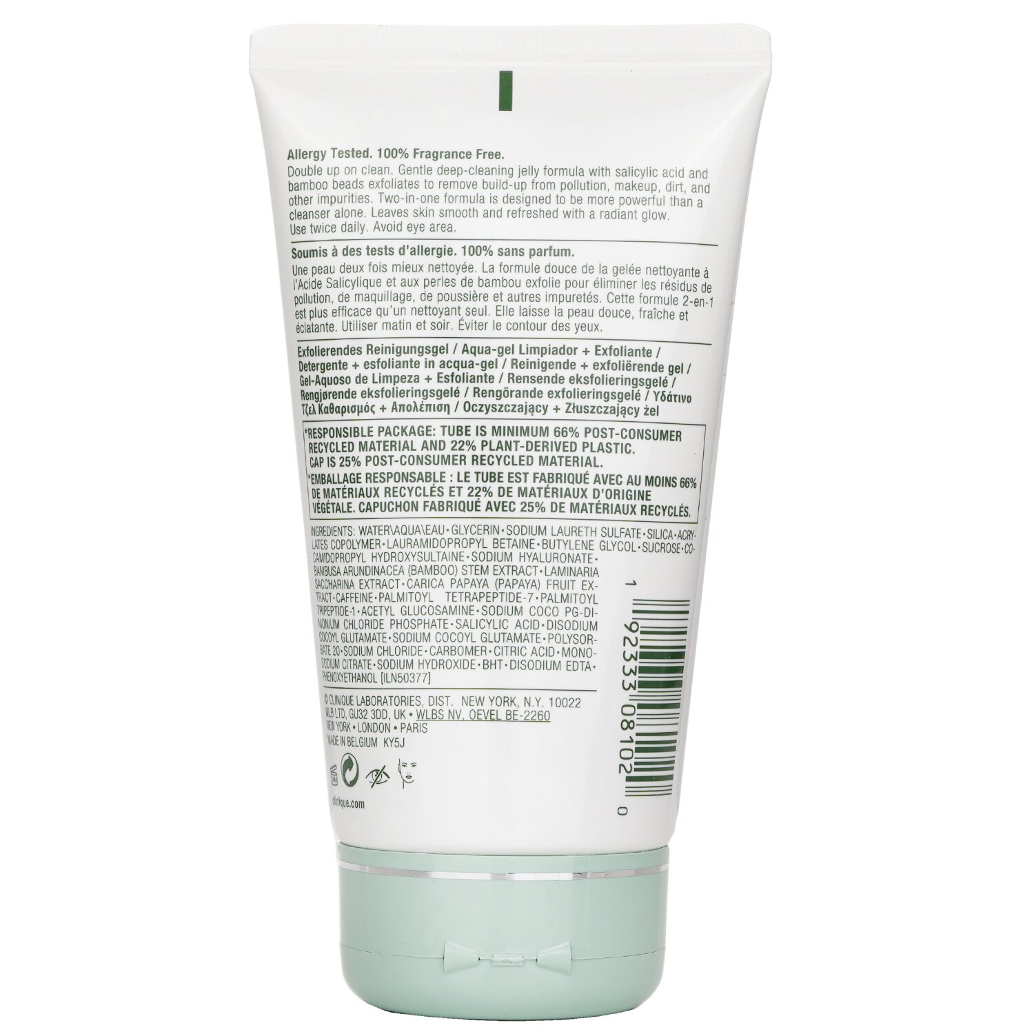 Clinique All About Clean 2-In-1 Cleansing + Exfoliating Jelly 150ml/5oz