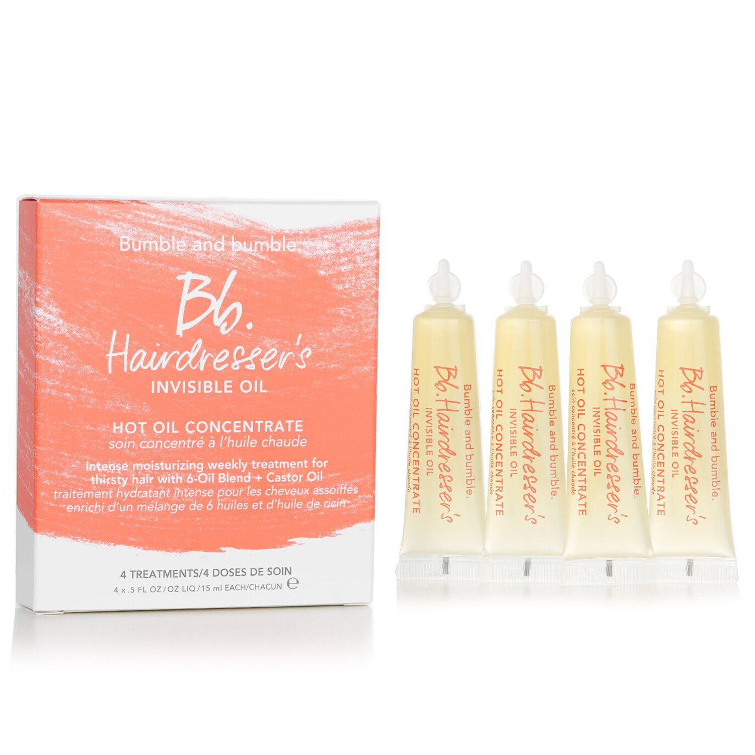 Bumble and Bumble Bb. Hairdresser's Invisible Oil Concentrado de Aceite Caliente 4x15ml/0.5oz
