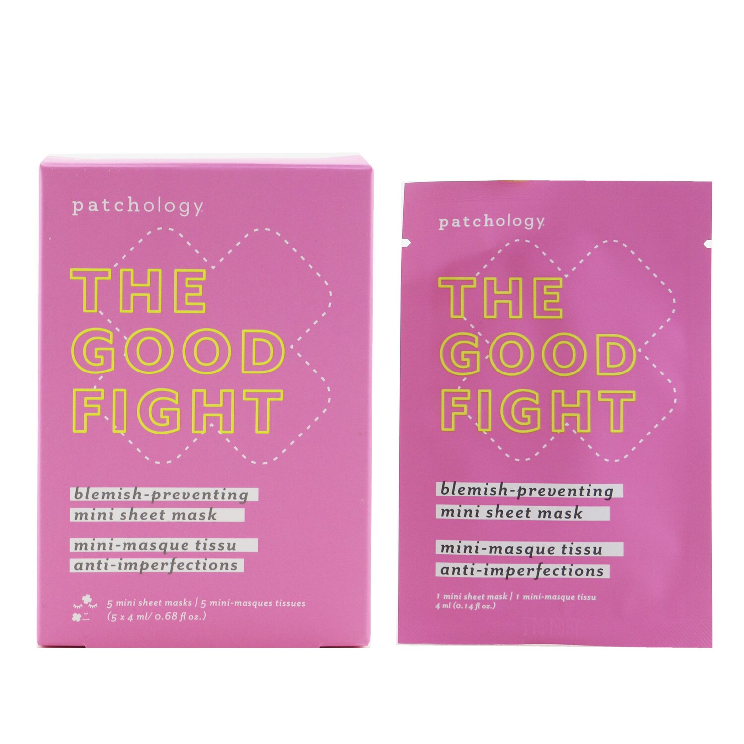 Patchology The Good Fight Mascarilla Mini Hojas Preventiva de Manchas 5x4ml/0.68oz