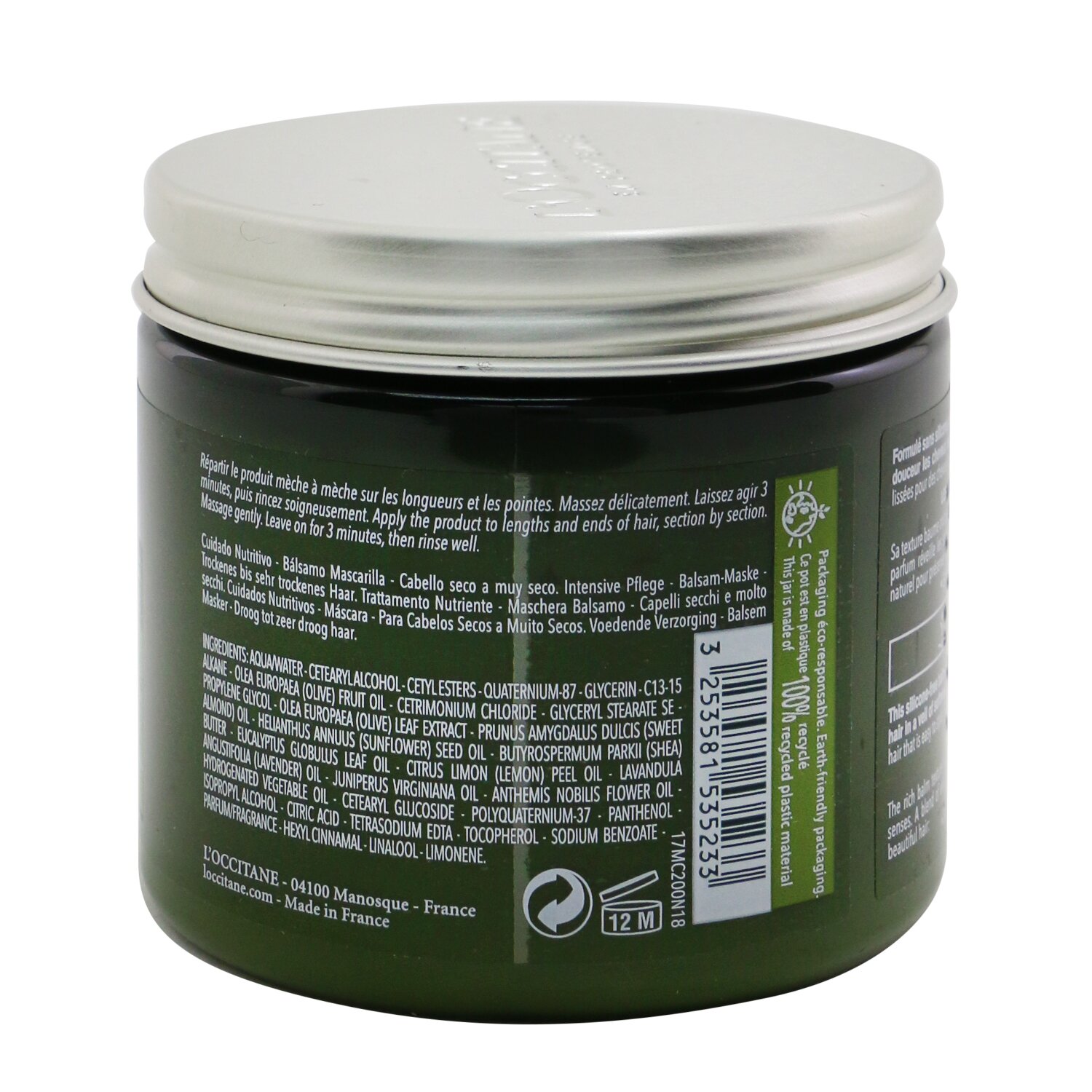 L'Occitane Nourishing Care Balm-Mask (For Dry to Very Dry Hair) 200ml/6.7oz