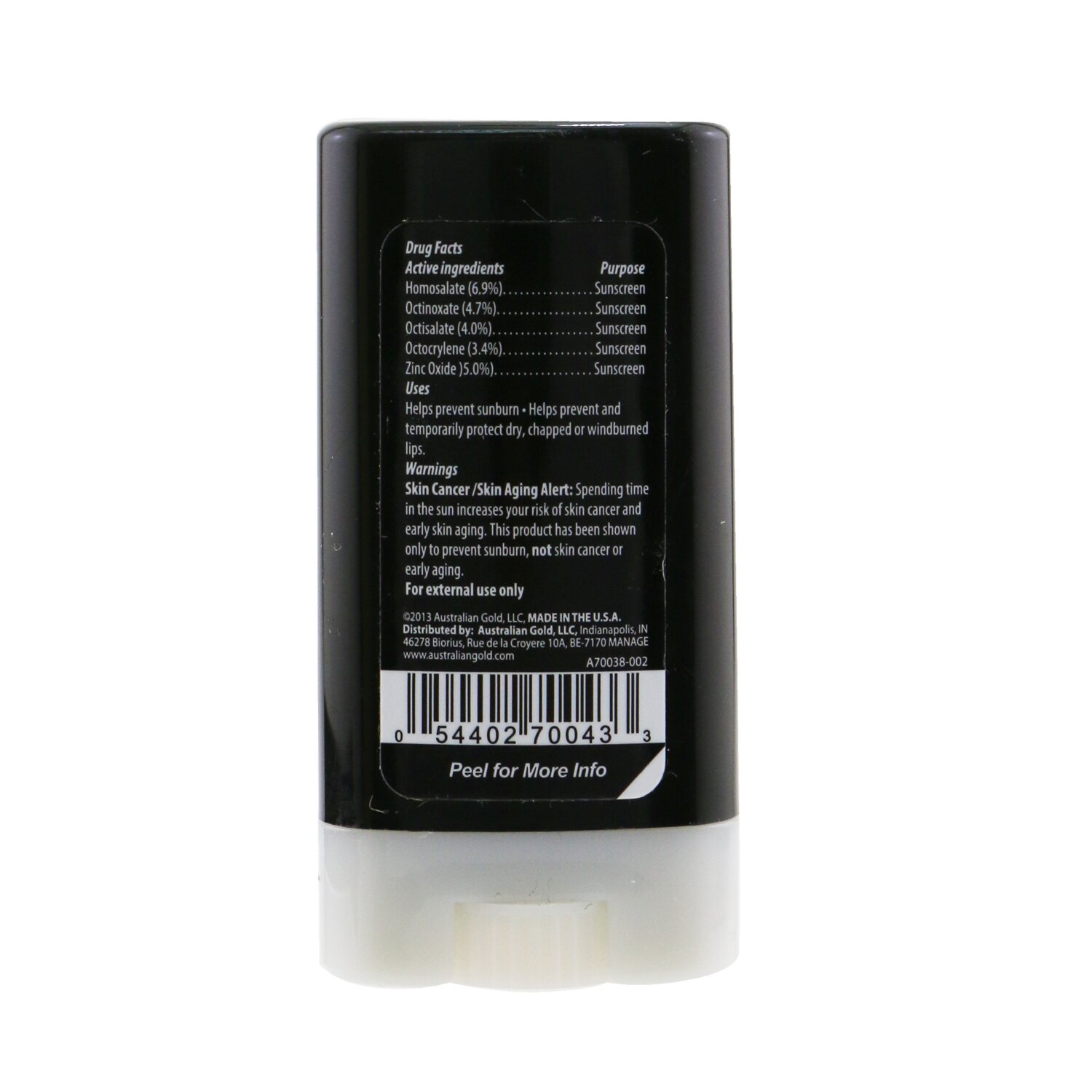 Australian Gold Tattoo Stick SPF 50+ 14g/0.49oz