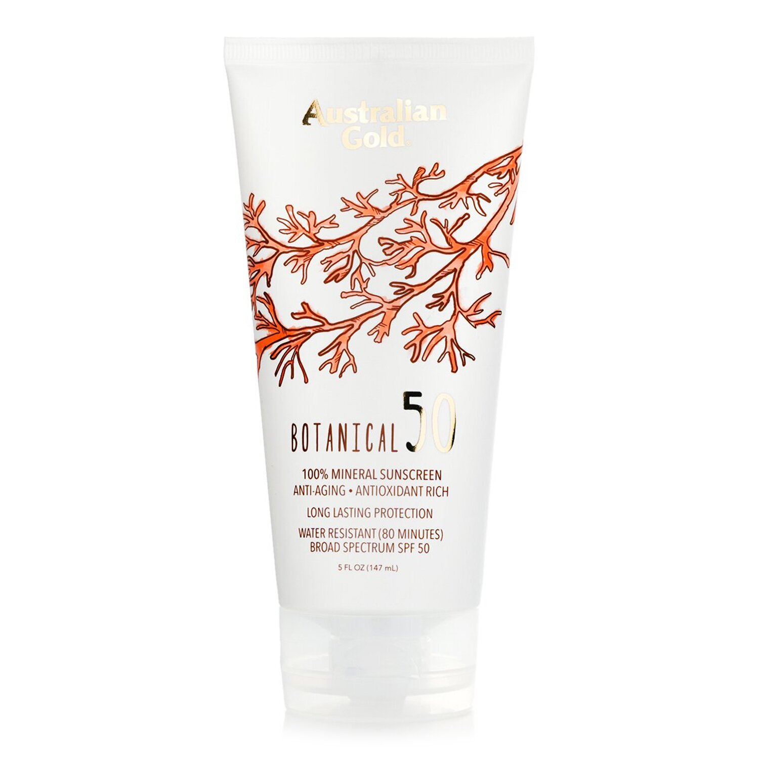 Australian Gold Botanical Mineral Sunscreen SPF 50 147ml/5oz