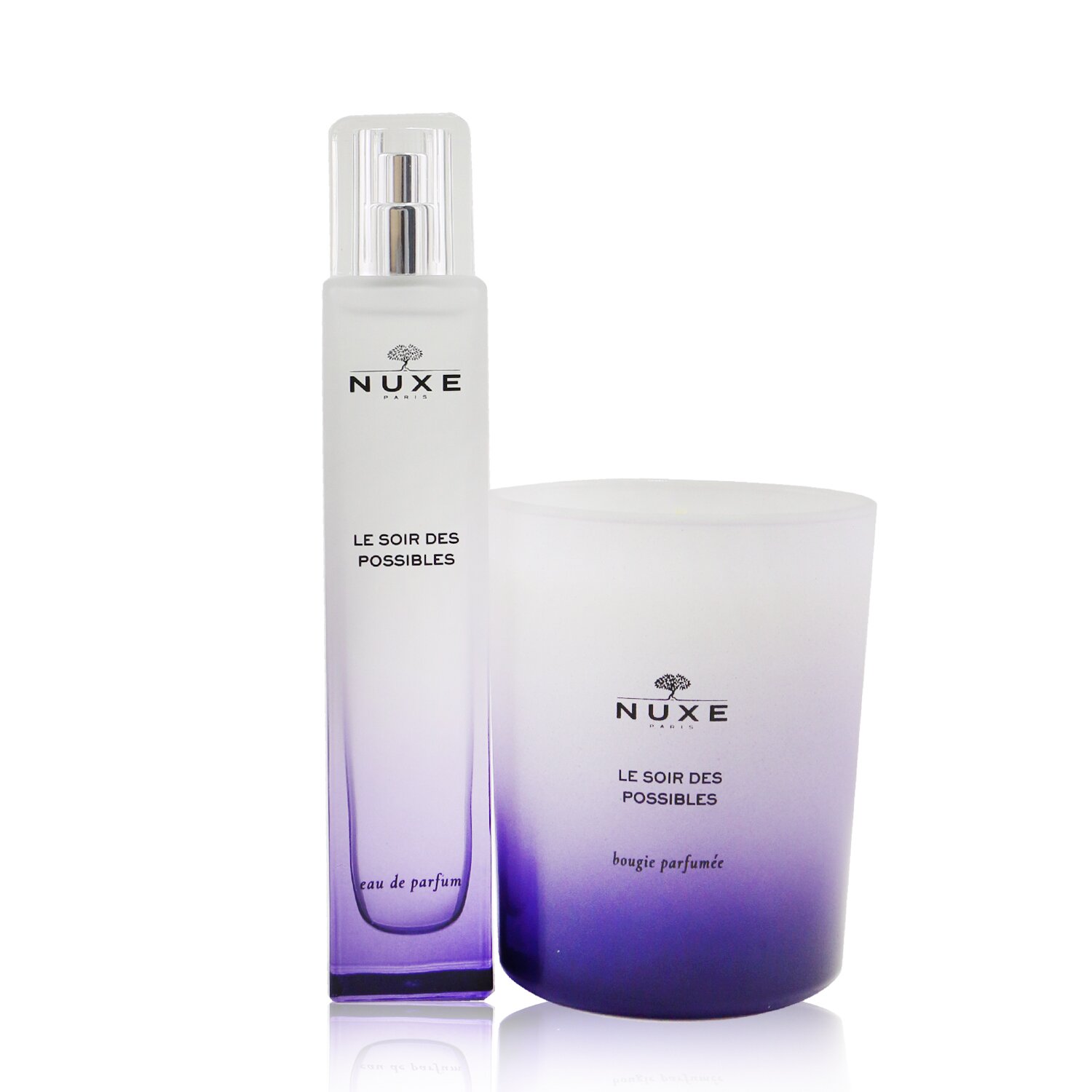 ニュクス Nuxe ル ソワール デ ポッシブル コフレ： オードパルファム スプレー 50ml + キャンドル 140g/4.9oz 2pcs