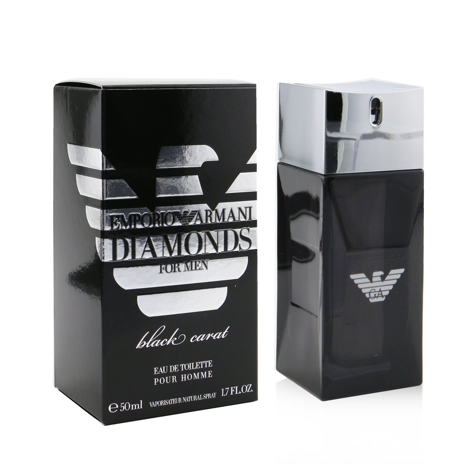 Giorgio Armani Diamonds Black Carat Eau De Toilette Spray 50ml/1.7oz