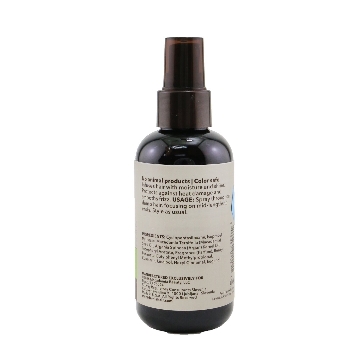 澳洲坚果天然美发  Macadamia Natural Oil 专业养护修复发油喷雾（中度至毛糙发质）Professional Nourishing Repair Oil Spray (Medium to Coarse Textures) 125ml/4.2oz