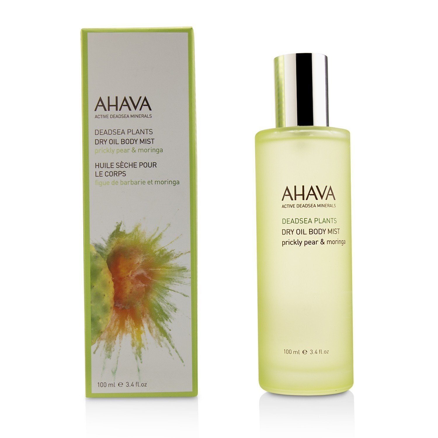 Ahava Suchy olejek do ciała Deadsea Plants Dry Oil Body Mist - Prickly Pear & Moringa 100ml/3.4oz