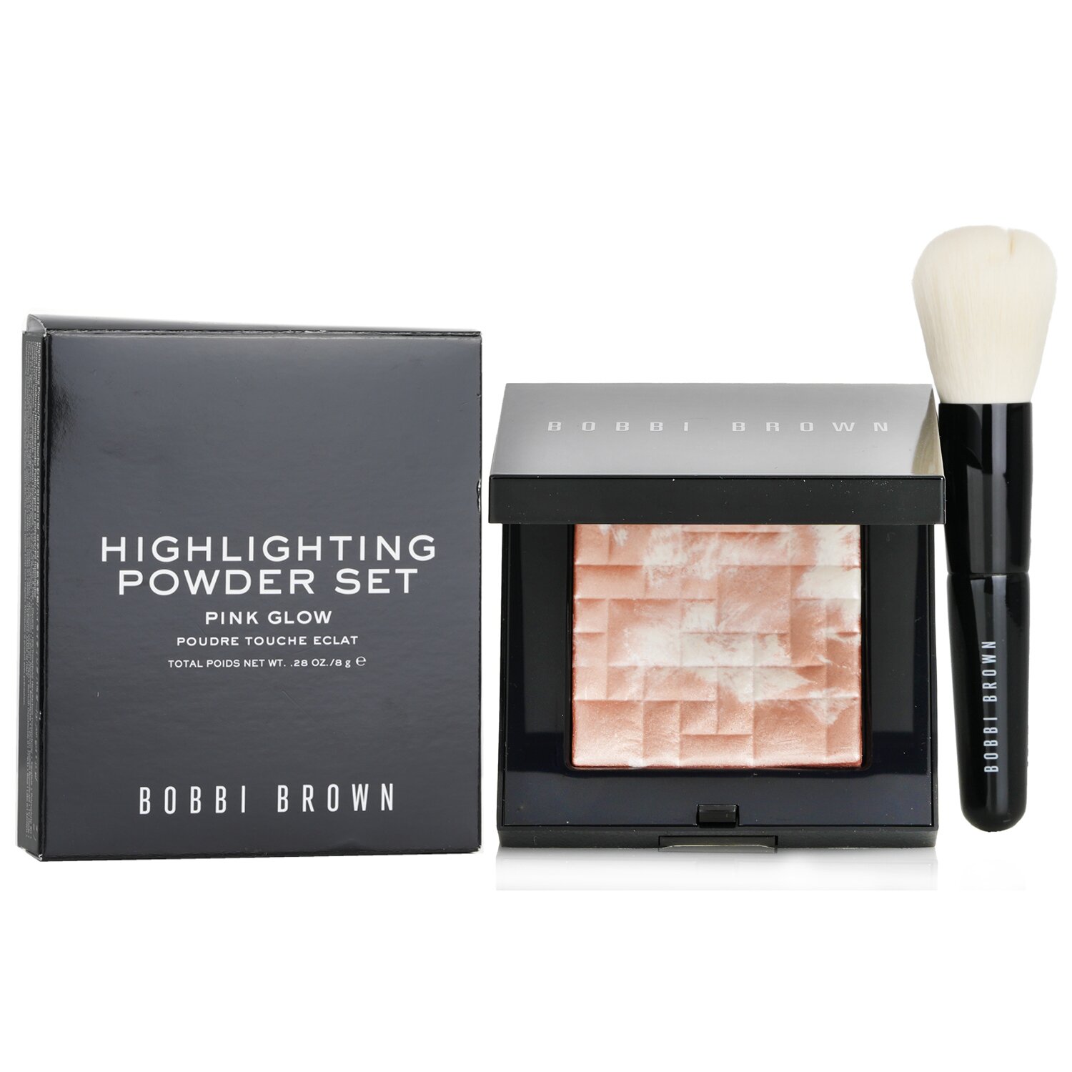 Bobbi Brown Пудровый Хайлайтер (1x Пудровый Хайлайтер + Мини Кисть для Лица) 2pcs