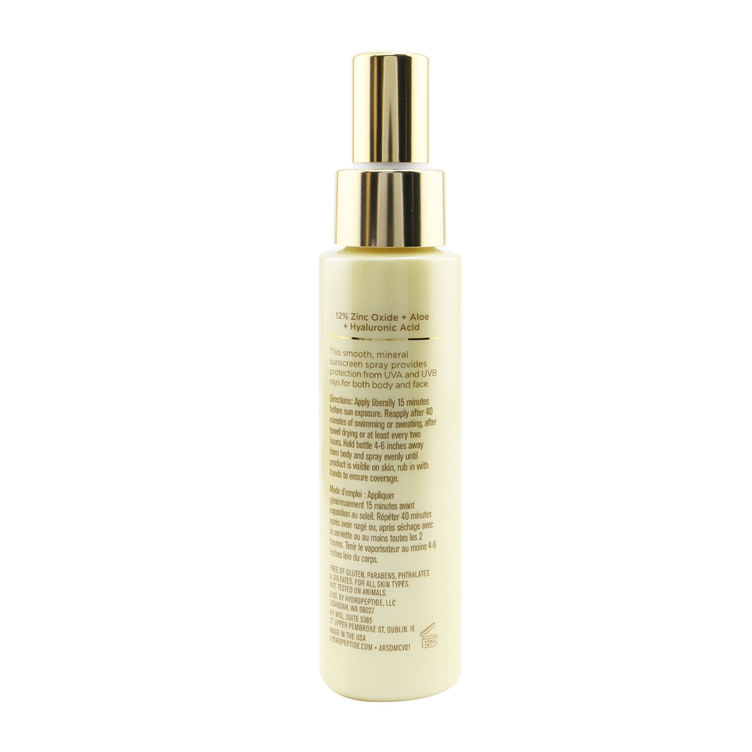 HydroPeptide Solar Defense Mineral Broad Spectrum Spray SPF 30 100ml/3.4oz