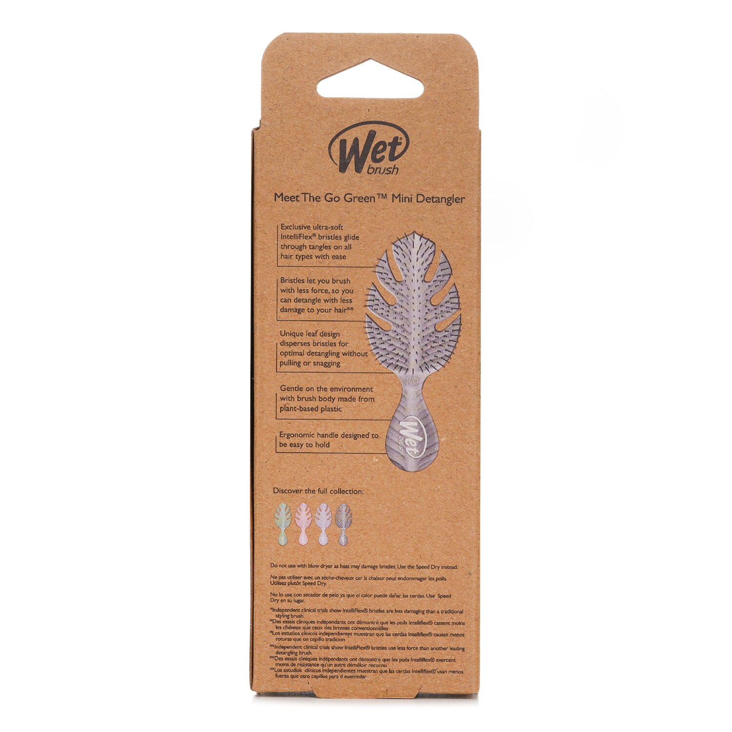 Wet Brush Go Green Mini Detangler 1pc