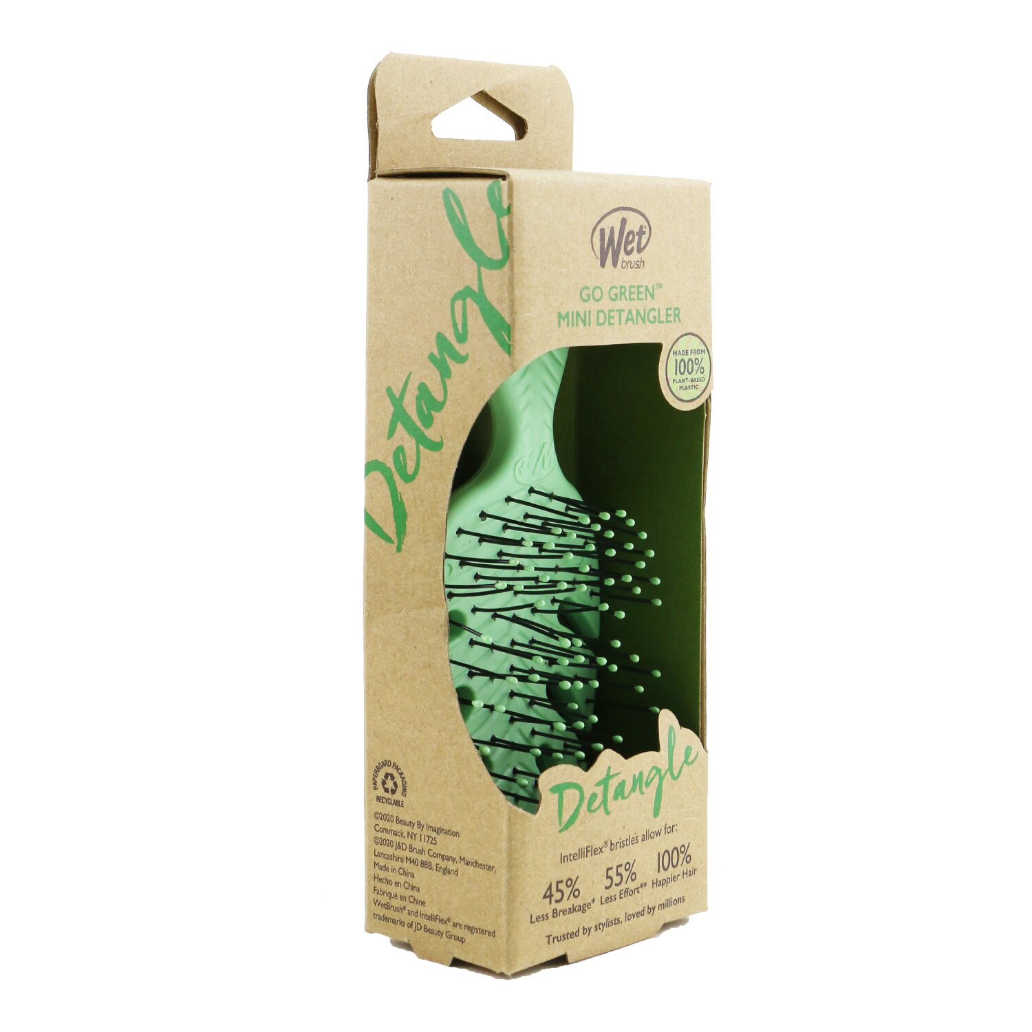 Wet Brush Go Green Mini Detangler 1pc