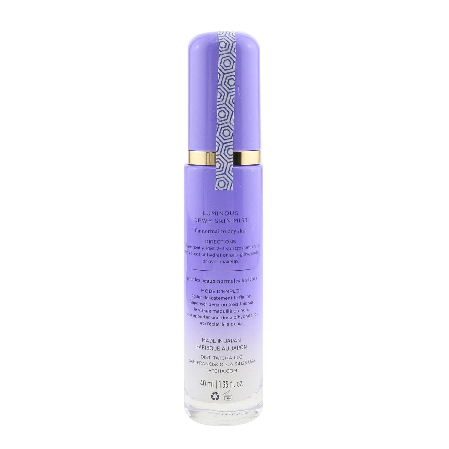 Tatcha Luminous Dewy Skin Mist - For Normal To Dry Skin 40ml/1.35oz