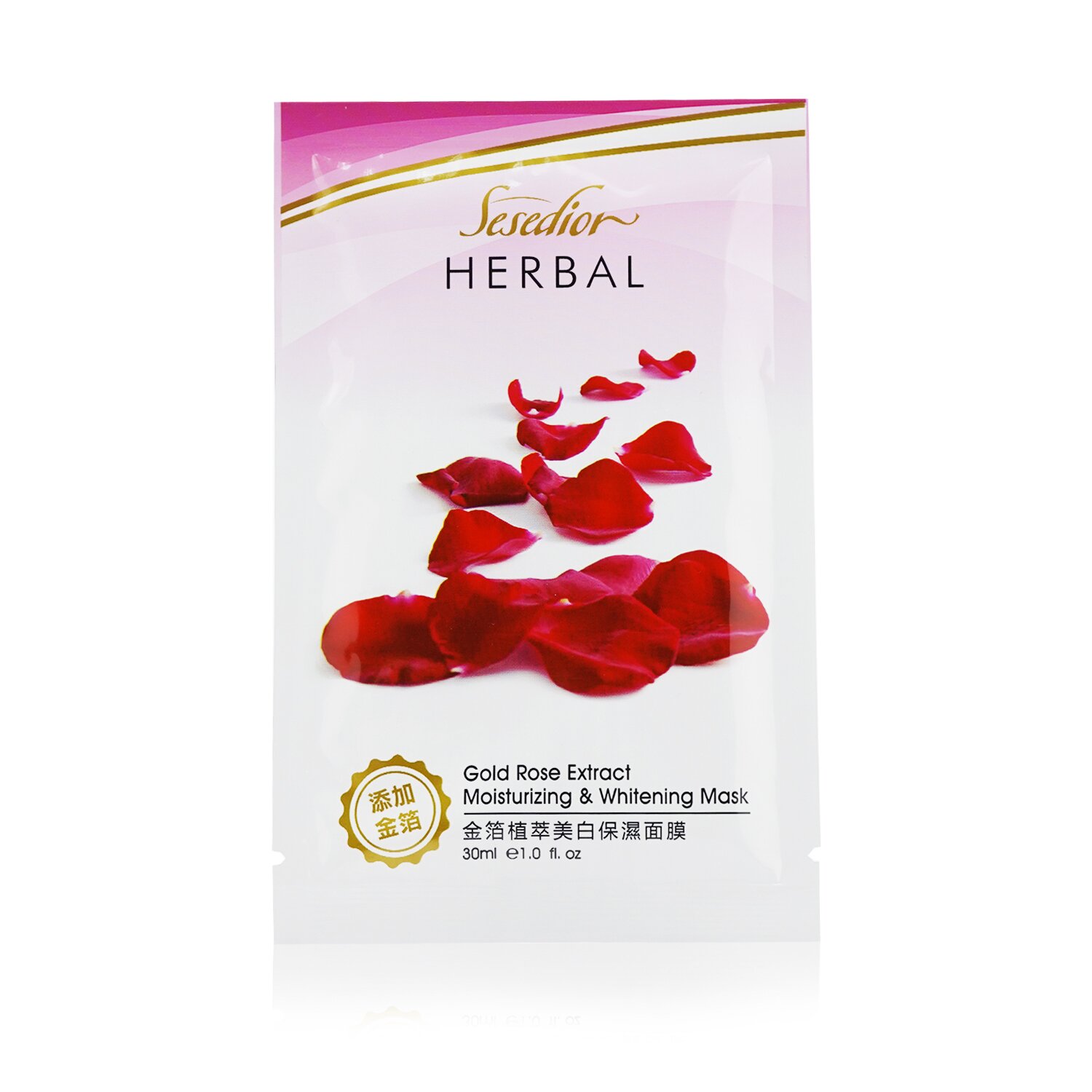 Sesedior Gold Rose Extract Moisturizing & Whitening Mask 4pcs