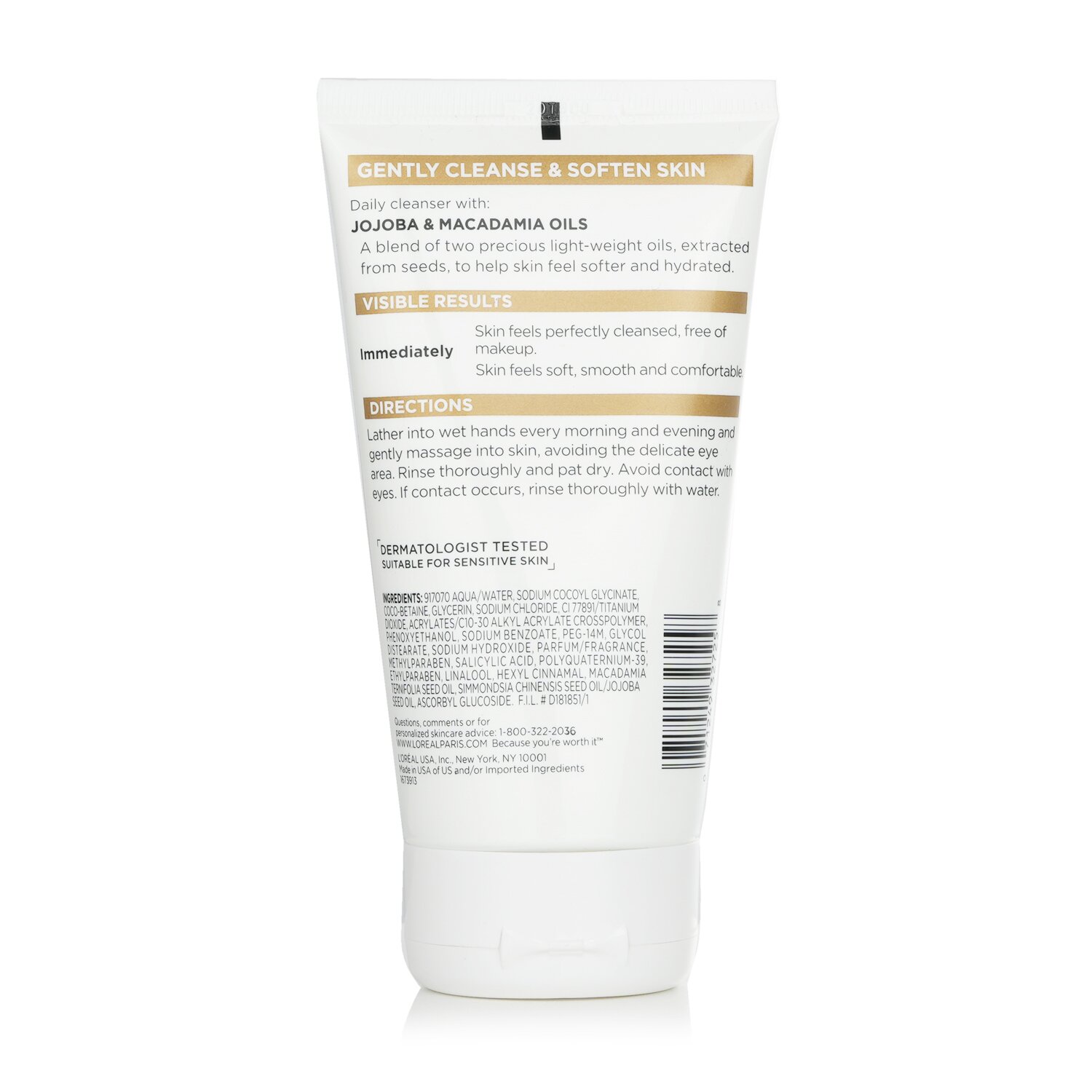 L'Oreal Age Perfect Gently Daily Cream Cleanser - For Mature Skin 150ml/5oz