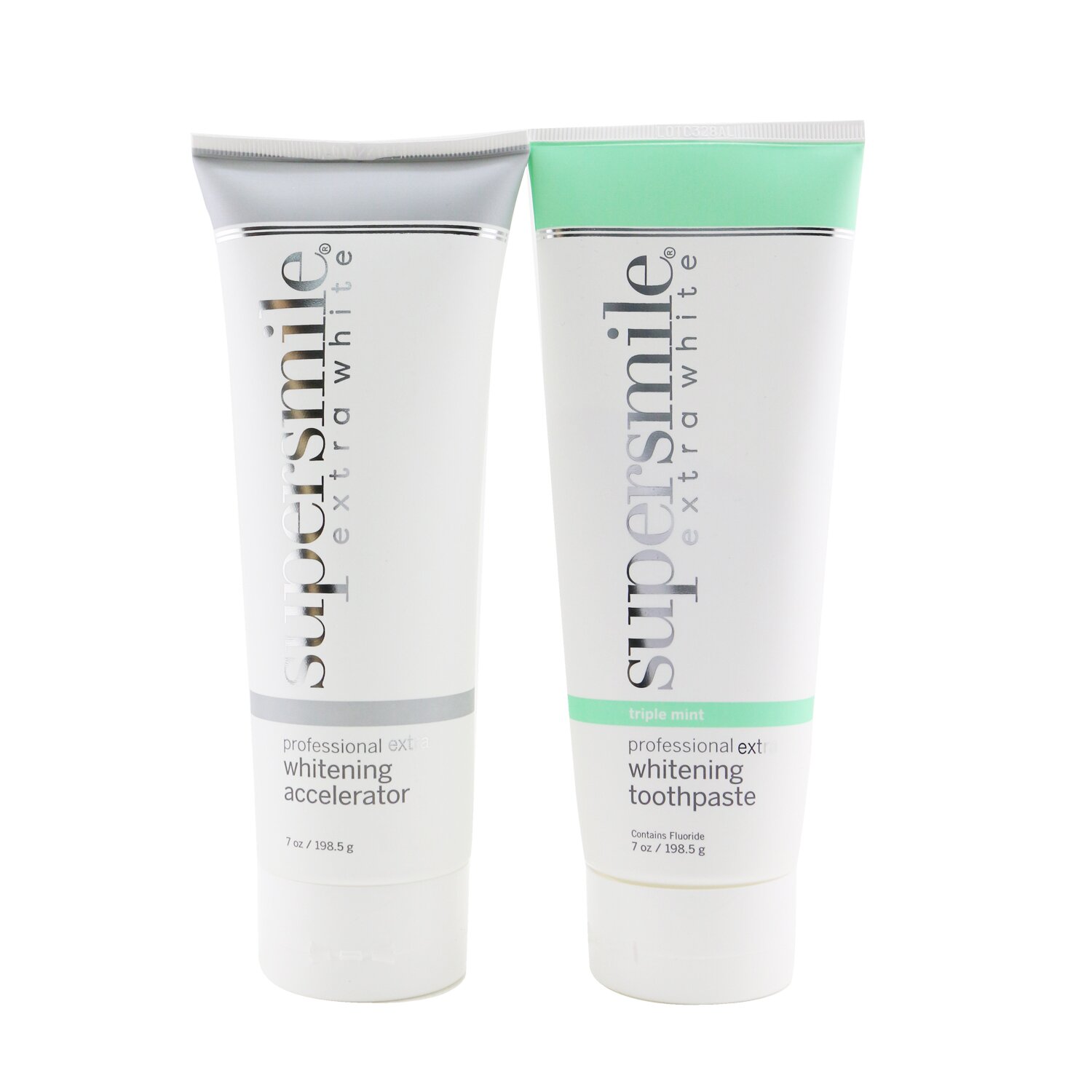 Supersmile Extra White Professional Extra Whitening System (Premium Set) - Triple Mint : Accelerator 198.5g + Toothpaste 198.5g 2x198.5g/7oz