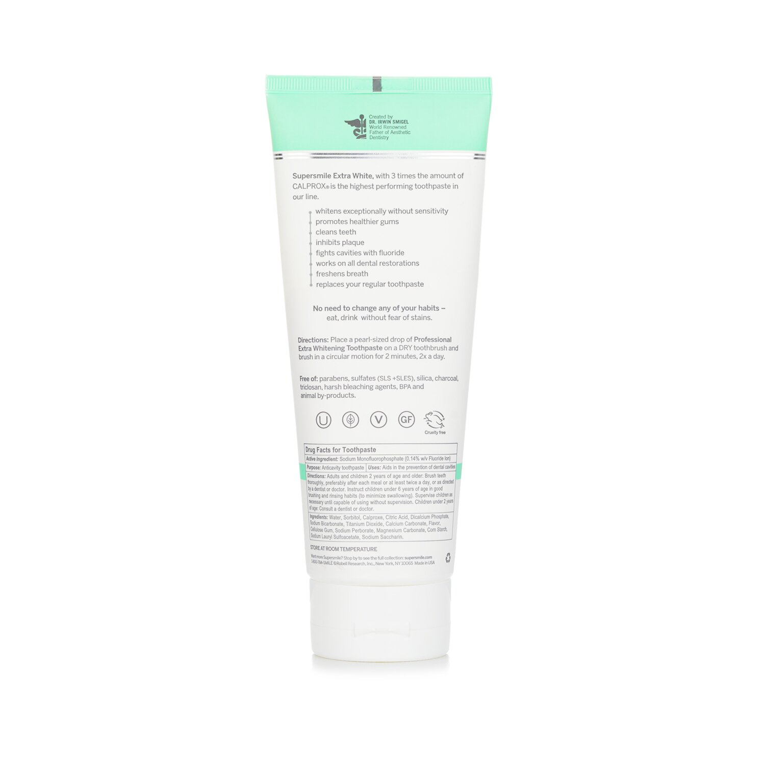 Supersmile Extra White Professional Extra Whitening Toothpaste - Triple Mint 198.5g/7oz
