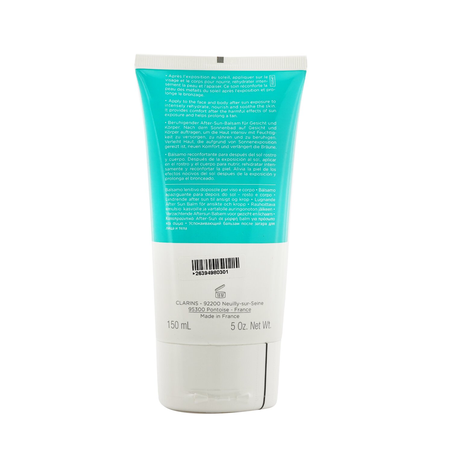 Clarins After Sun Soothing After Sun Balm - For Face & Body (Unboxed) 150ml/5oz