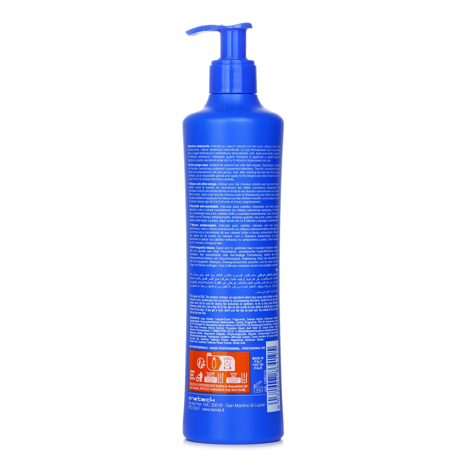 Fanola No Orange Mascarilla 350ml/11.83oz