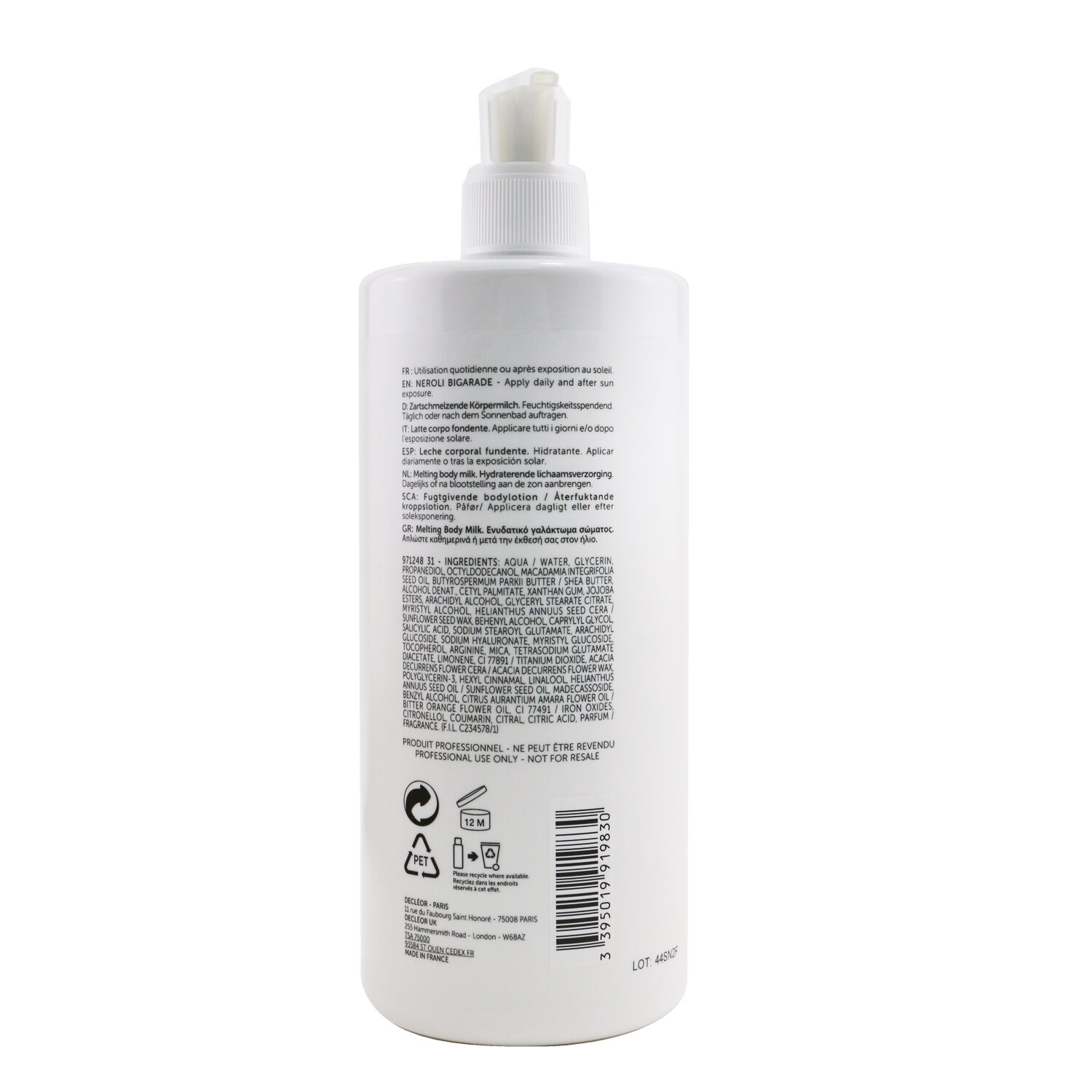 Decleor Neroli Bigarade Comforting Body Milk (Salon Size) 750ml/25.3oz