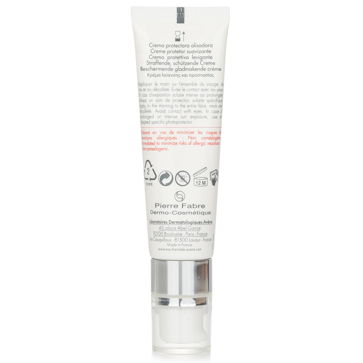 Avene PhysioLift PROTECT Smoothing Protective Cream SPF 30 - For All Sensitive Skin Types 30ml/1oz