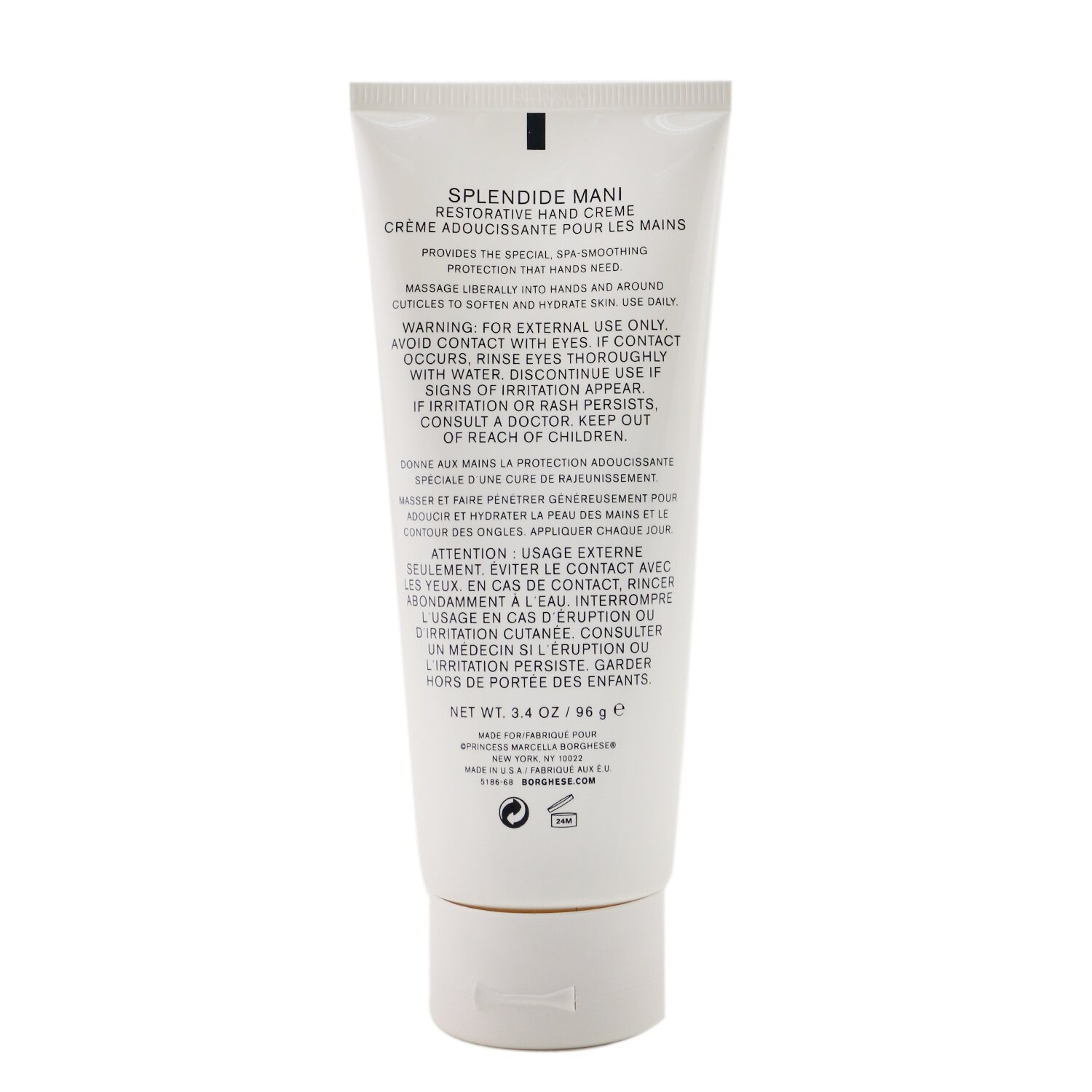 Borghese Splendide Mani Restorative Hand Creme 96g/3.4oz