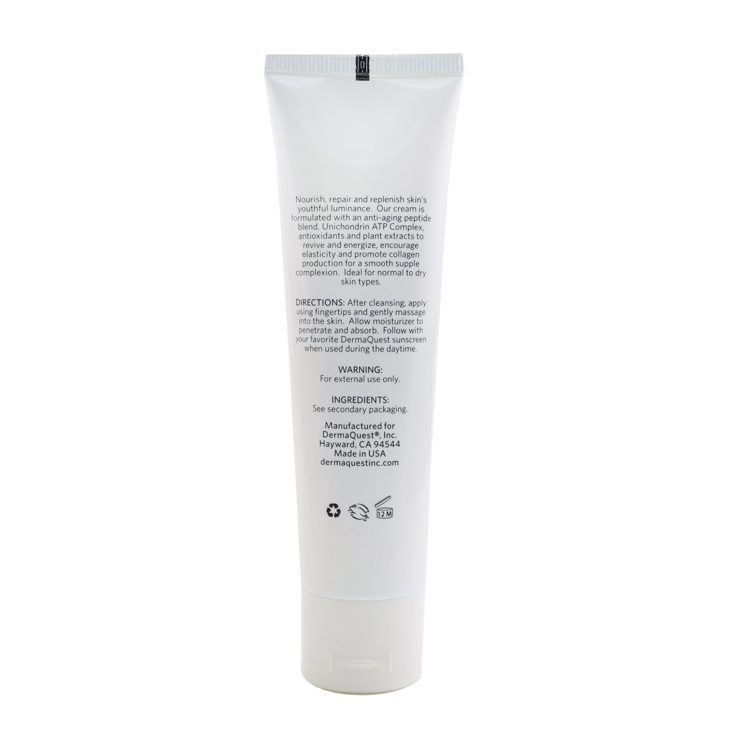 DermaQuest Peptide Vitality Nourishing Peptide Cream 56.7g/2oz