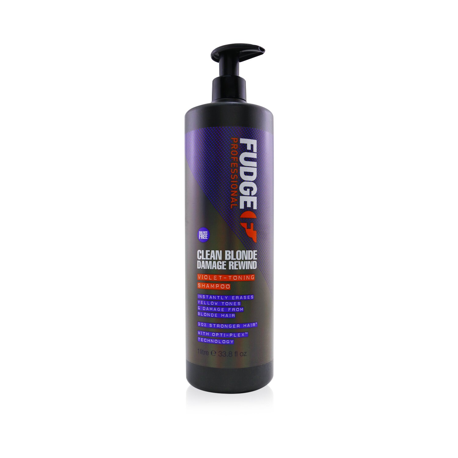 Fudge Clean Blonde Damage Rewind Violet-Toning Shampoo 1000ml/33.8oz