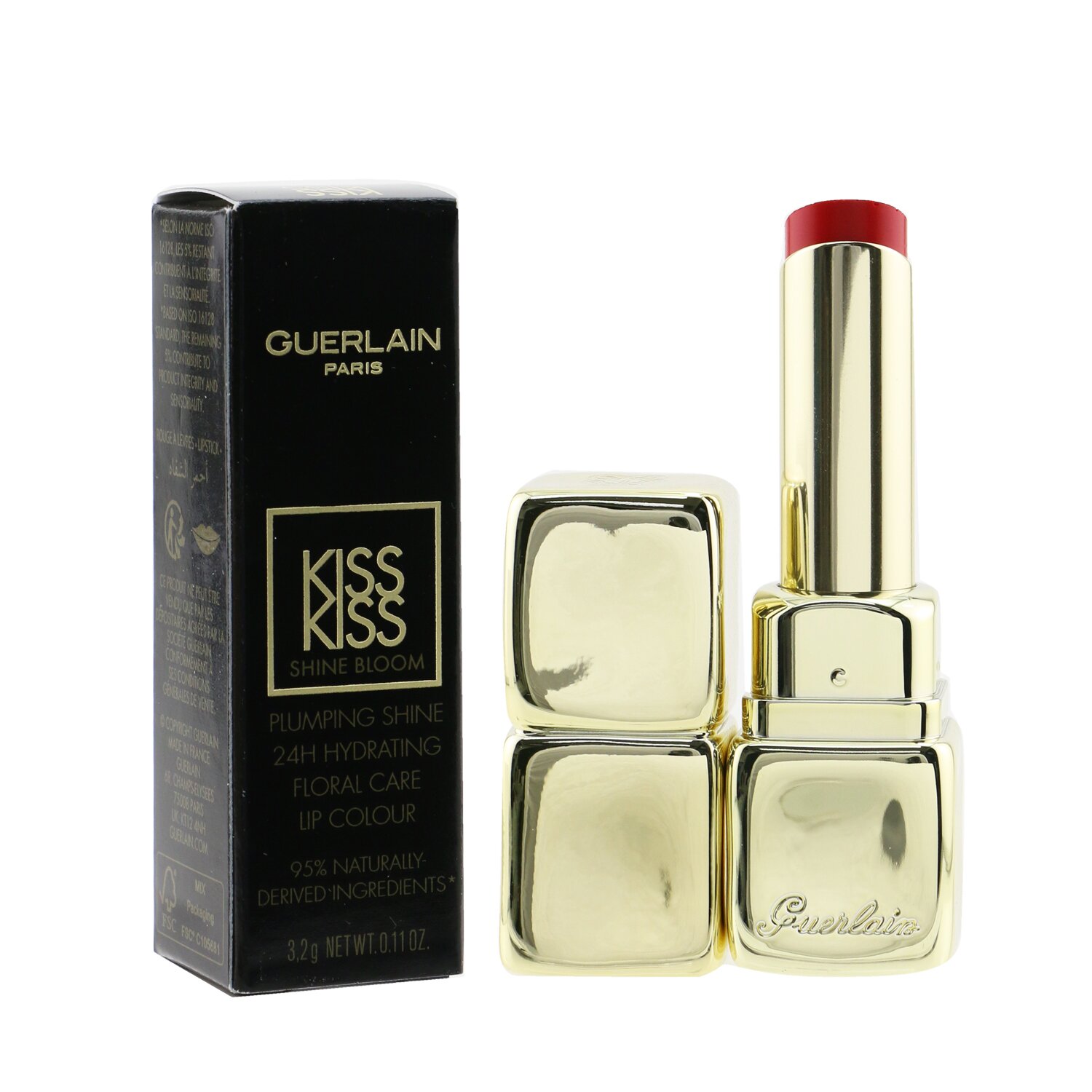 娇兰 Guerlain KISSKISS亲亲水感炫光唇膏 3.2g/0.11oz