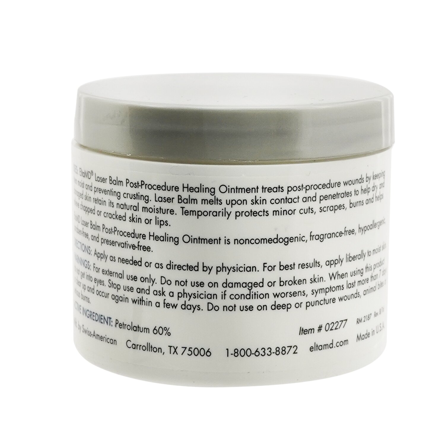 EltaMD Laser Post Procedure Balm (Exp. Date: 01/2022) 108g/3.8oz