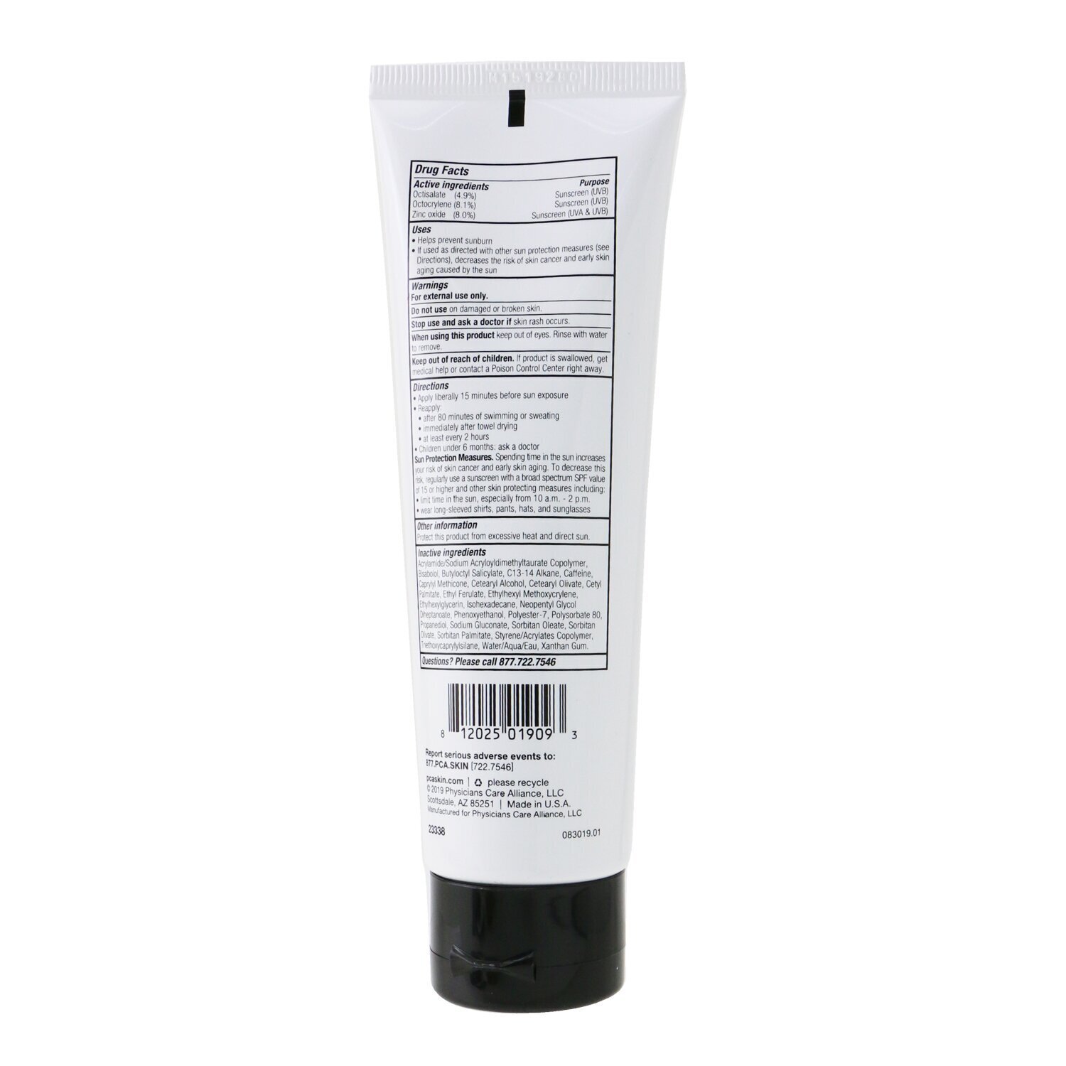PCA Skin Active Broad Spectrum SPF 45 (80mins Water Resistant) (Exp. Date: 10/2021) 85g/3oz