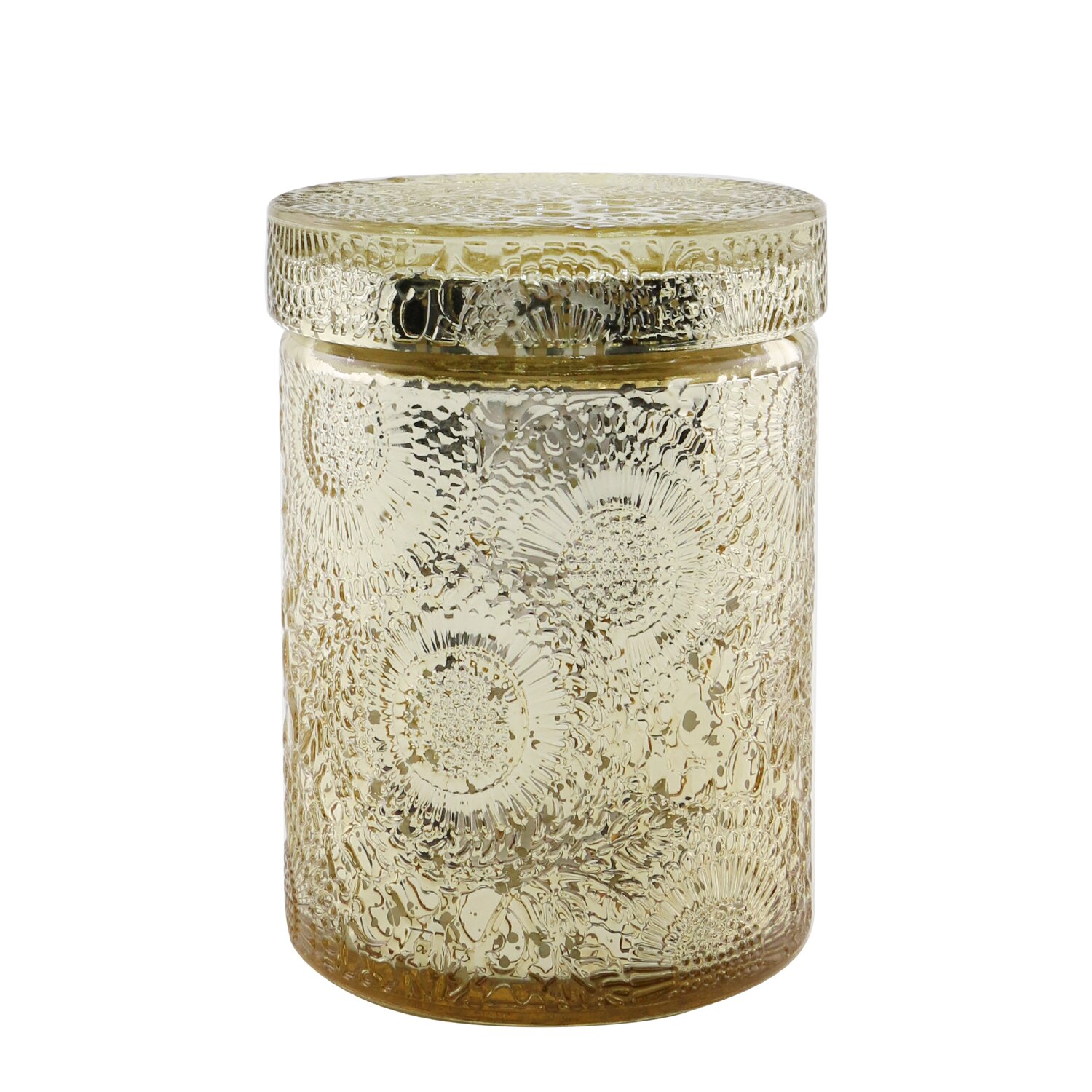 Voluspa شمع بحافة صدفية - Gilt Pomoander & Hinoki 156g/5.5oz