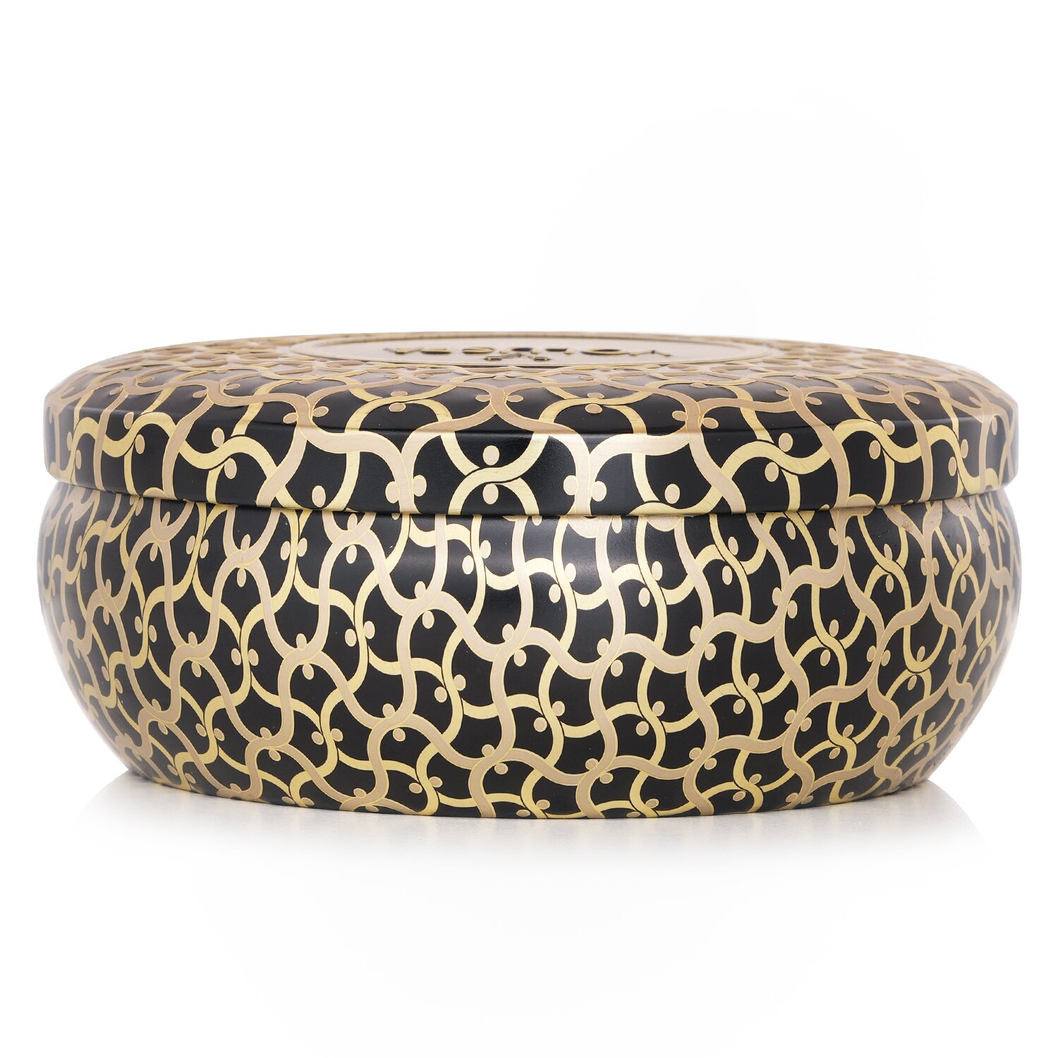 Voluspa 3 Wick Decorative Tin Candle - Suede Noir 340g/12oz