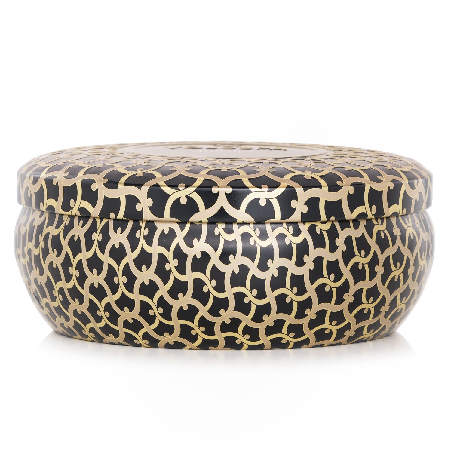 Voluspa 3 Wick Decorative Tin Candle - Suede Noir 340g/12oz
