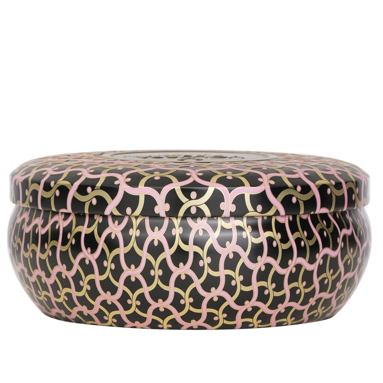 Voluspa 3 Wick Decorative Tin Candle נר עם 3 פתילים בקופסת פח - Pink Citron Grapefruit 340g/12oz