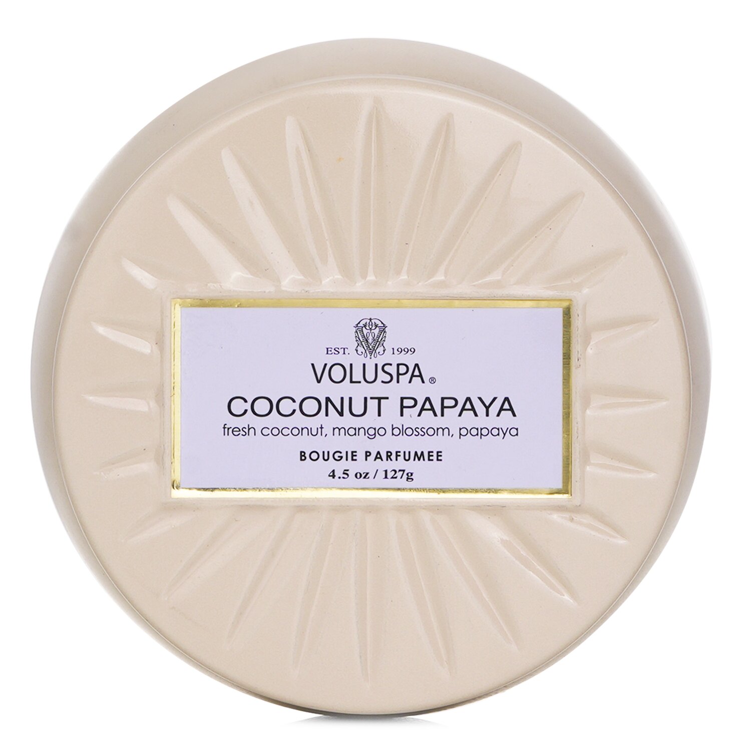 Voluspa Mini Tin Candle - Coconut Papaya 127g/4.5oz
