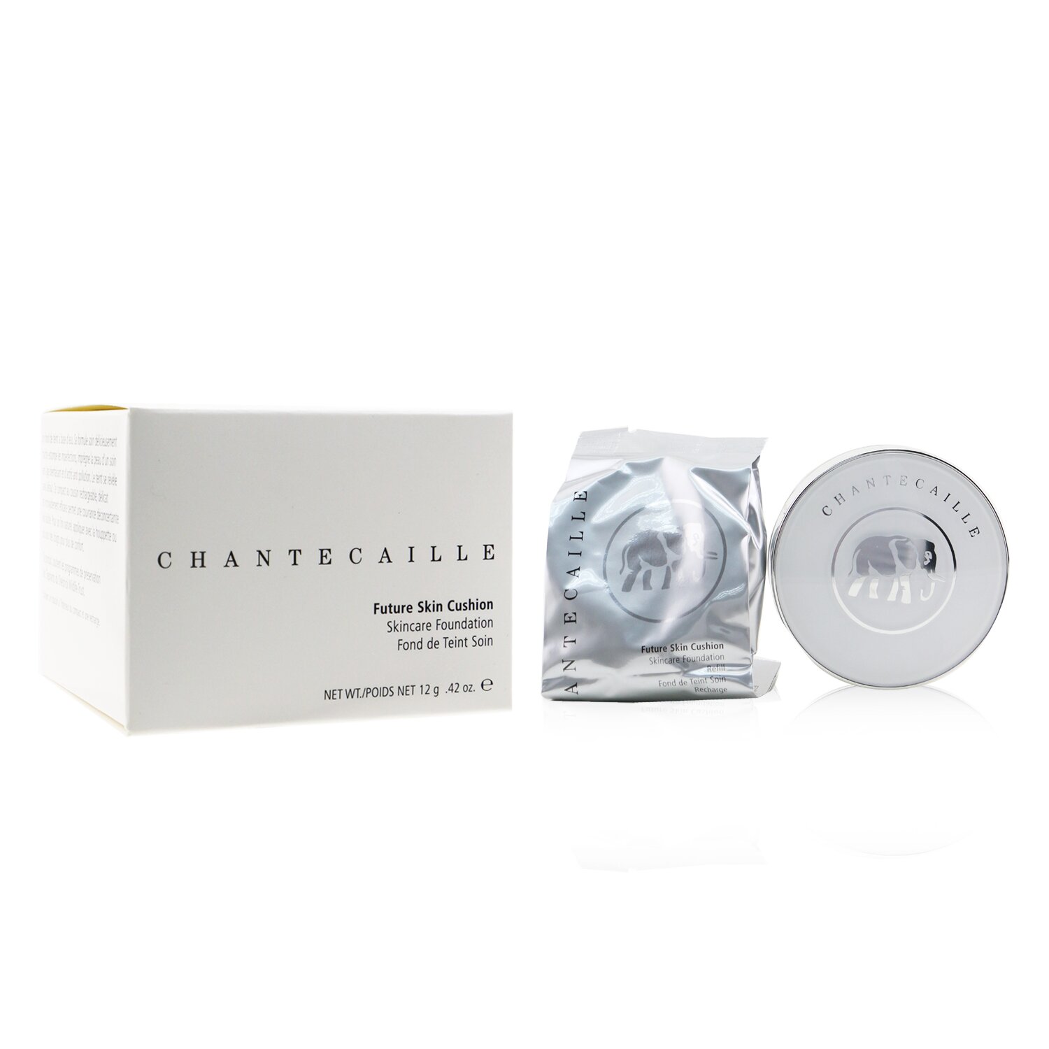 Chantecaille Future Skin Cushion Skincare Foundation With Extra Refill 2x12g/0.42oz