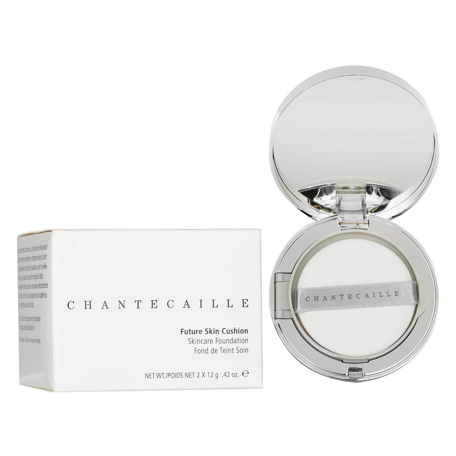 Chantecaille Future Skin Cushion Skincare Foundation With Extra Refill 2x12g/0.42oz