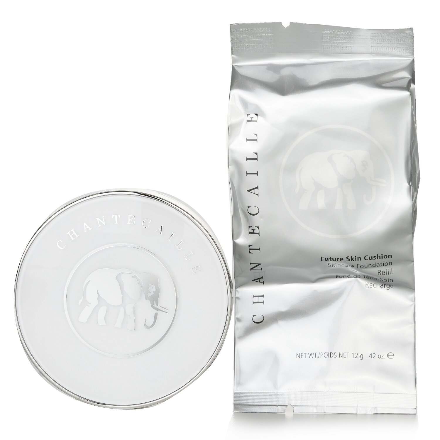 Chantecaille Future Skin Cushion Skincare Foundation With Extra Refill 2x12g/0.42oz