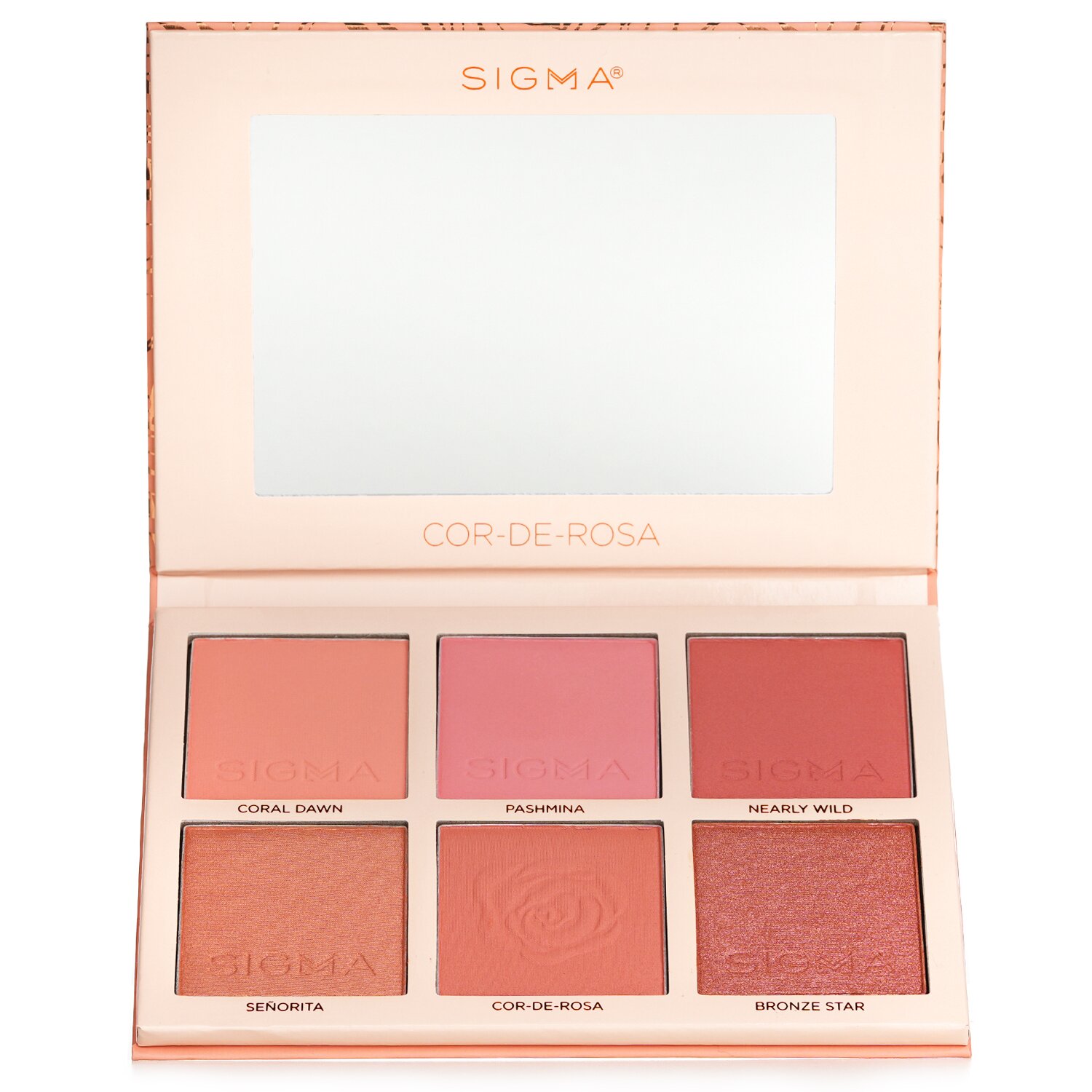 Sigma Beauty Cor De Rosa Blush Palette (6x Blush) פלטת סמקים 25.05g/0.88oz