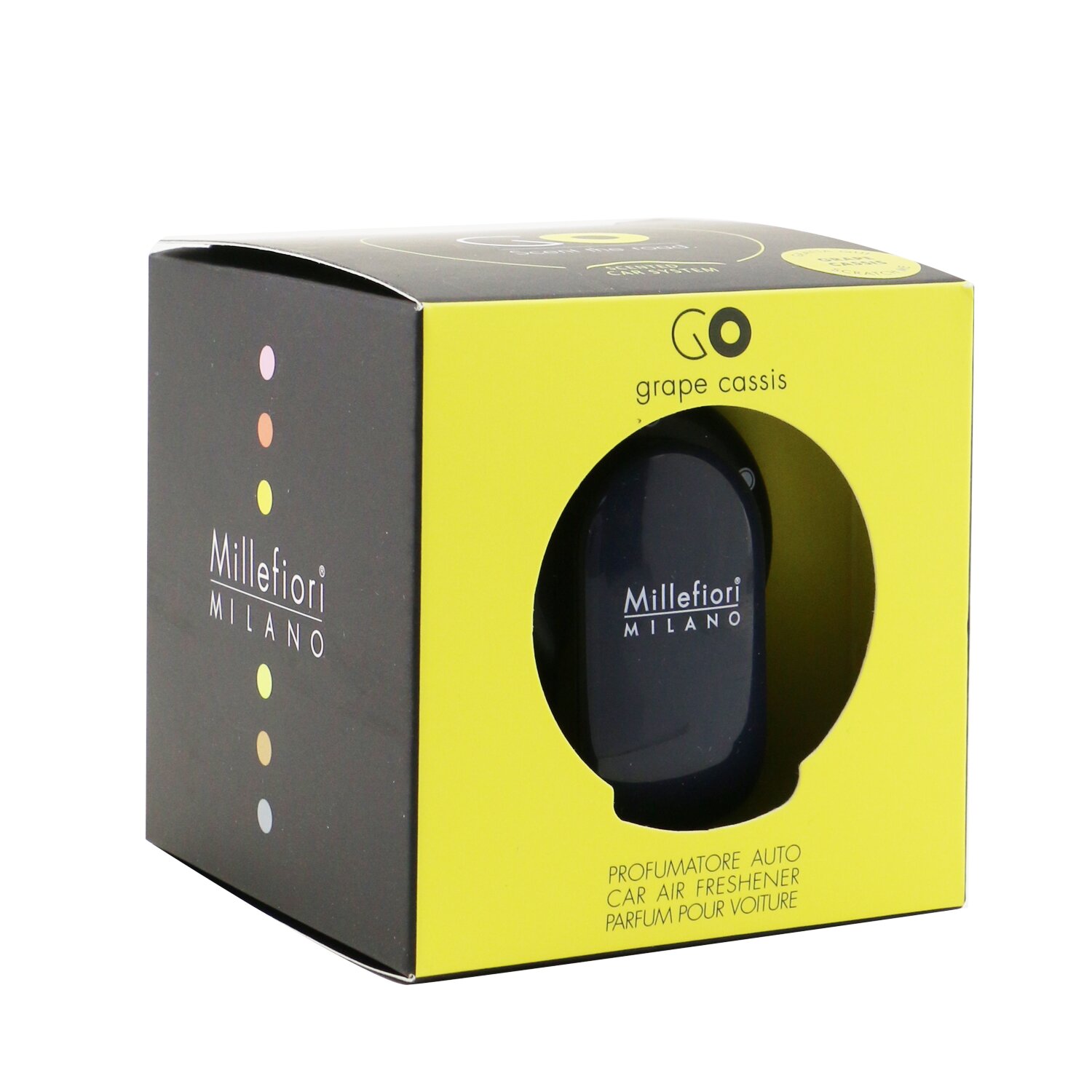 Millefiori Go Car Air Freshener - Grape Cassis 4g/0.14oz