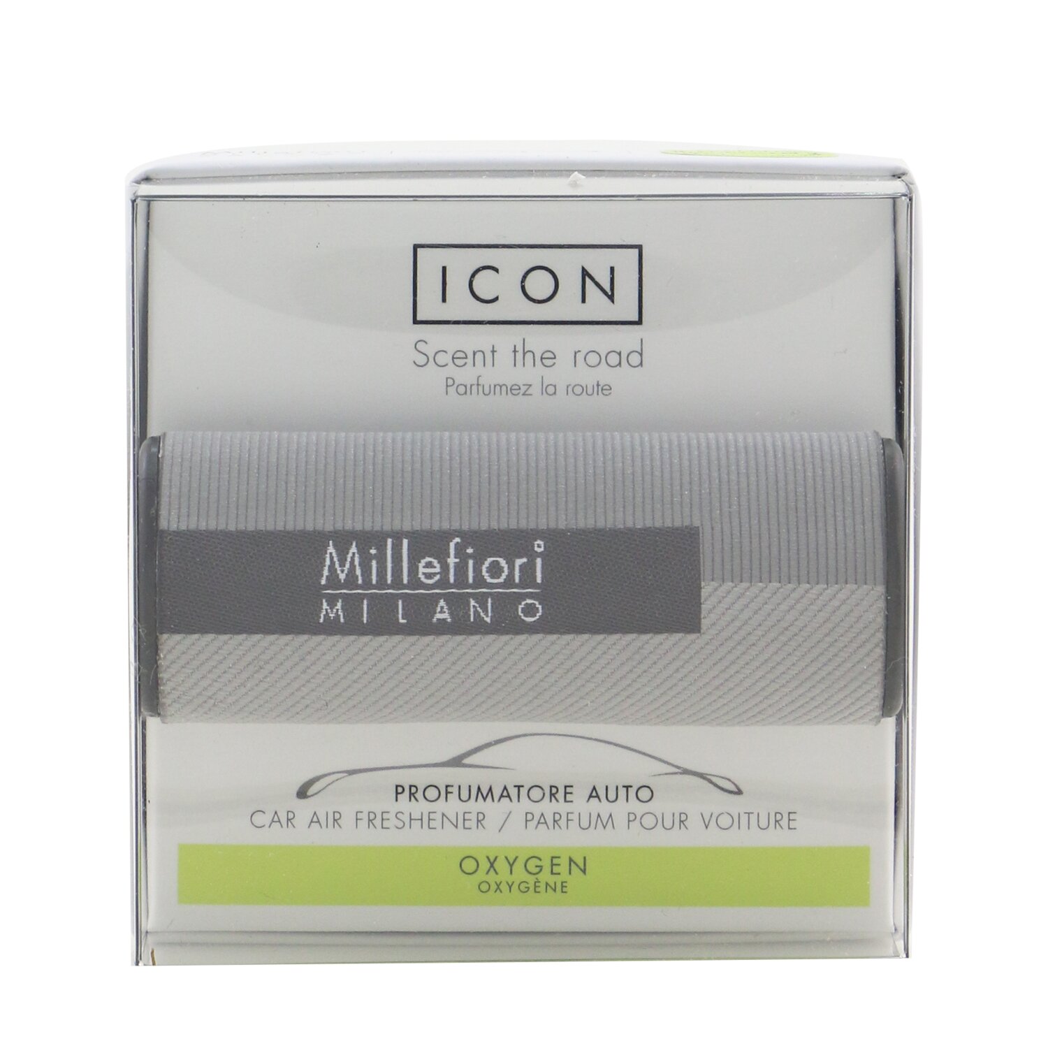 Millefiori Icon Textile Geometric Car Air Freshener - Oxygen 1pc