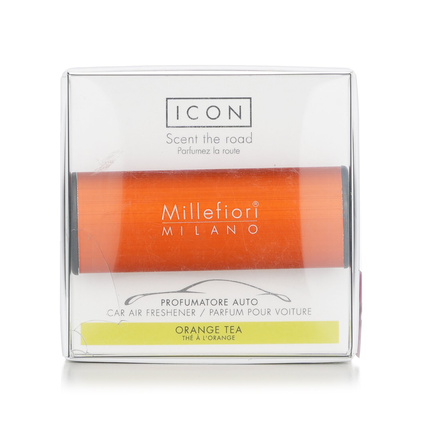 Millefiori Icon Classic Car Air Freshener - Orange Tea 1pc